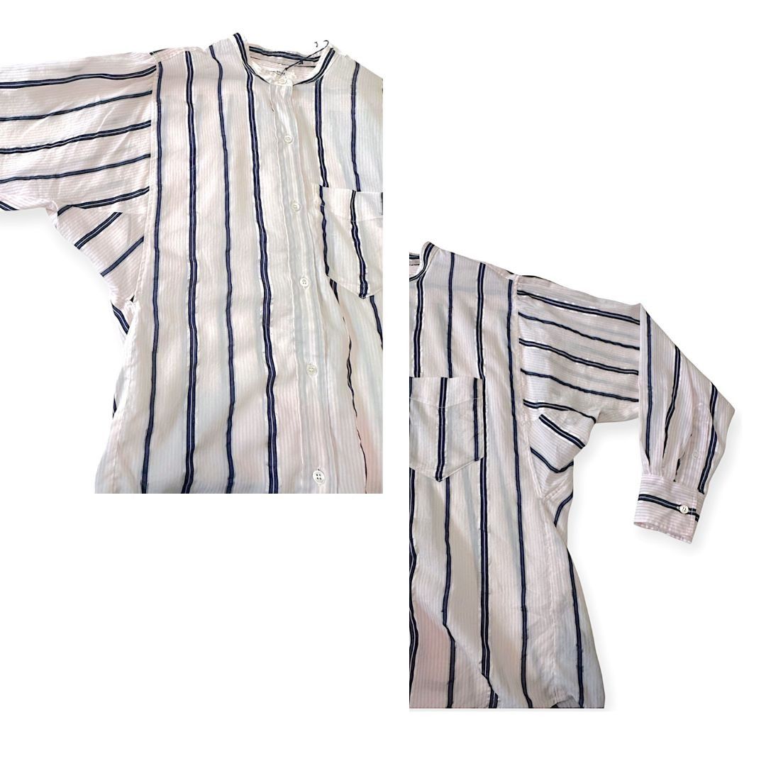 Isabel Marant Etoile Isabel Marant Etoile Pink Satchell Stripe Shirt, Size US2, Size XS / US 0-2 / IT 36-38 - 11 Thumbnail