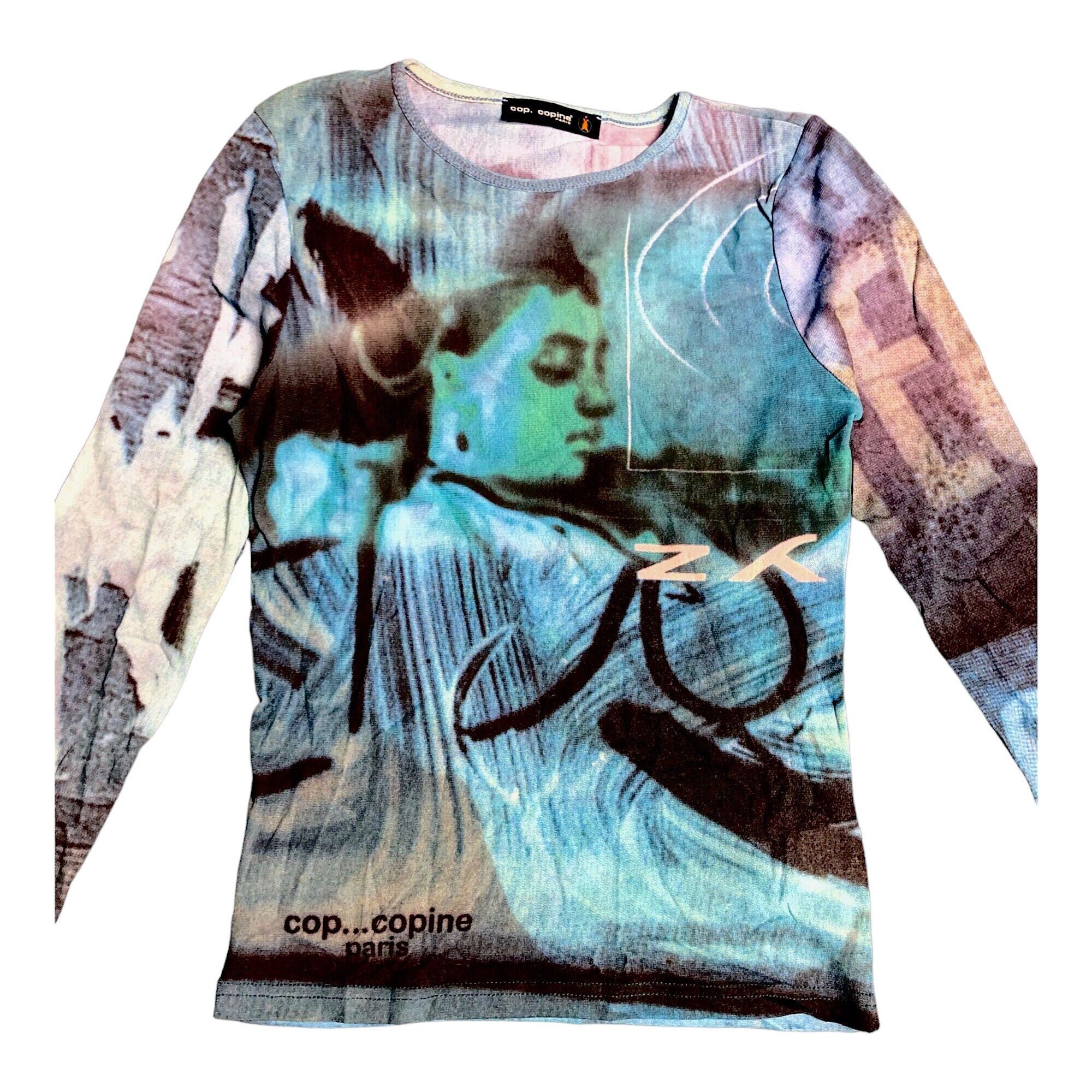 Cop Copine The Cop Copine Cyber Woman Mesh Top Size ONE SIZE - 2 Thumbnail