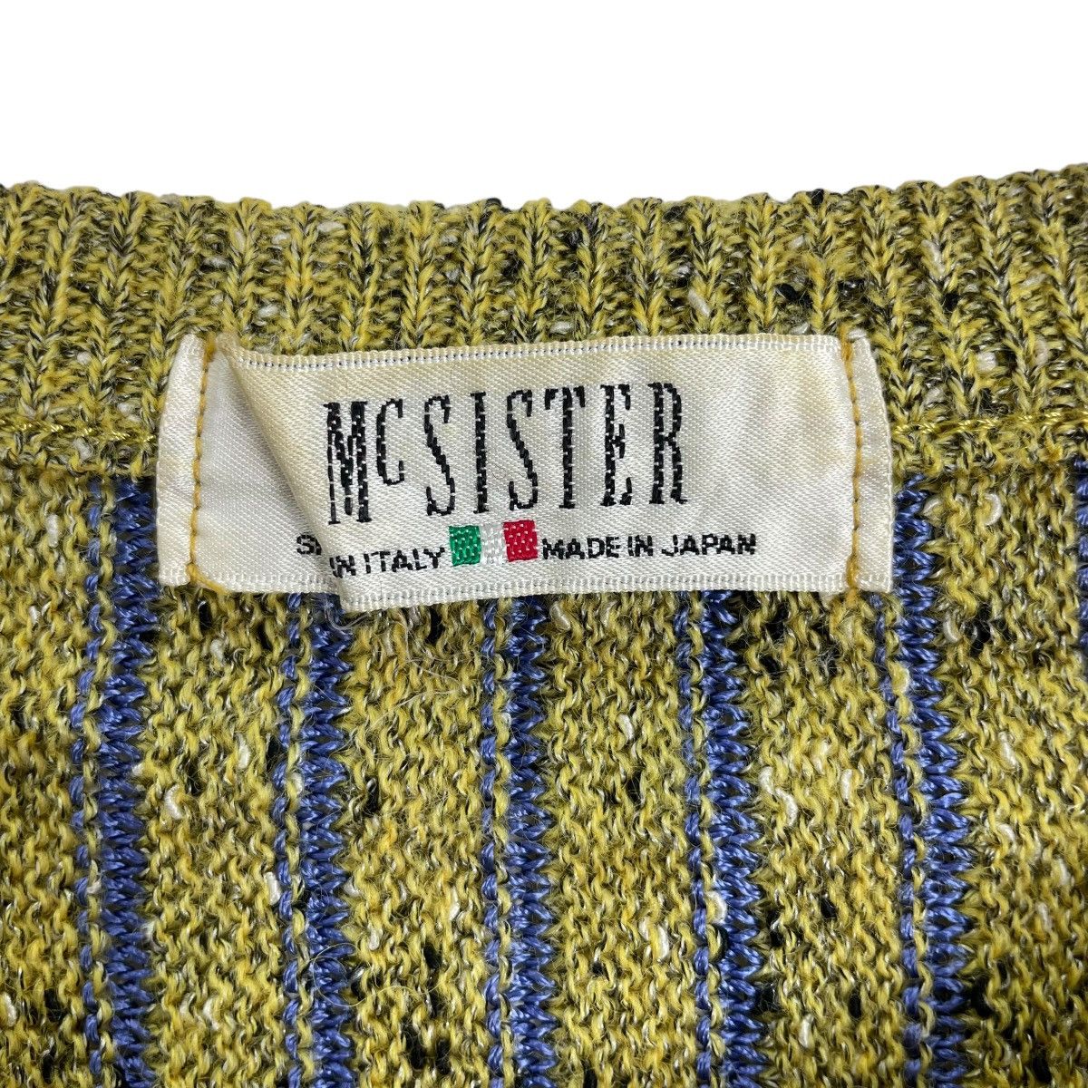 Japanese Brand × Vintage Vintage McSister Japan Patterned Knitwear Cardigan Sweater Size S / US 4 / IT 40 - 6 Thumbnail