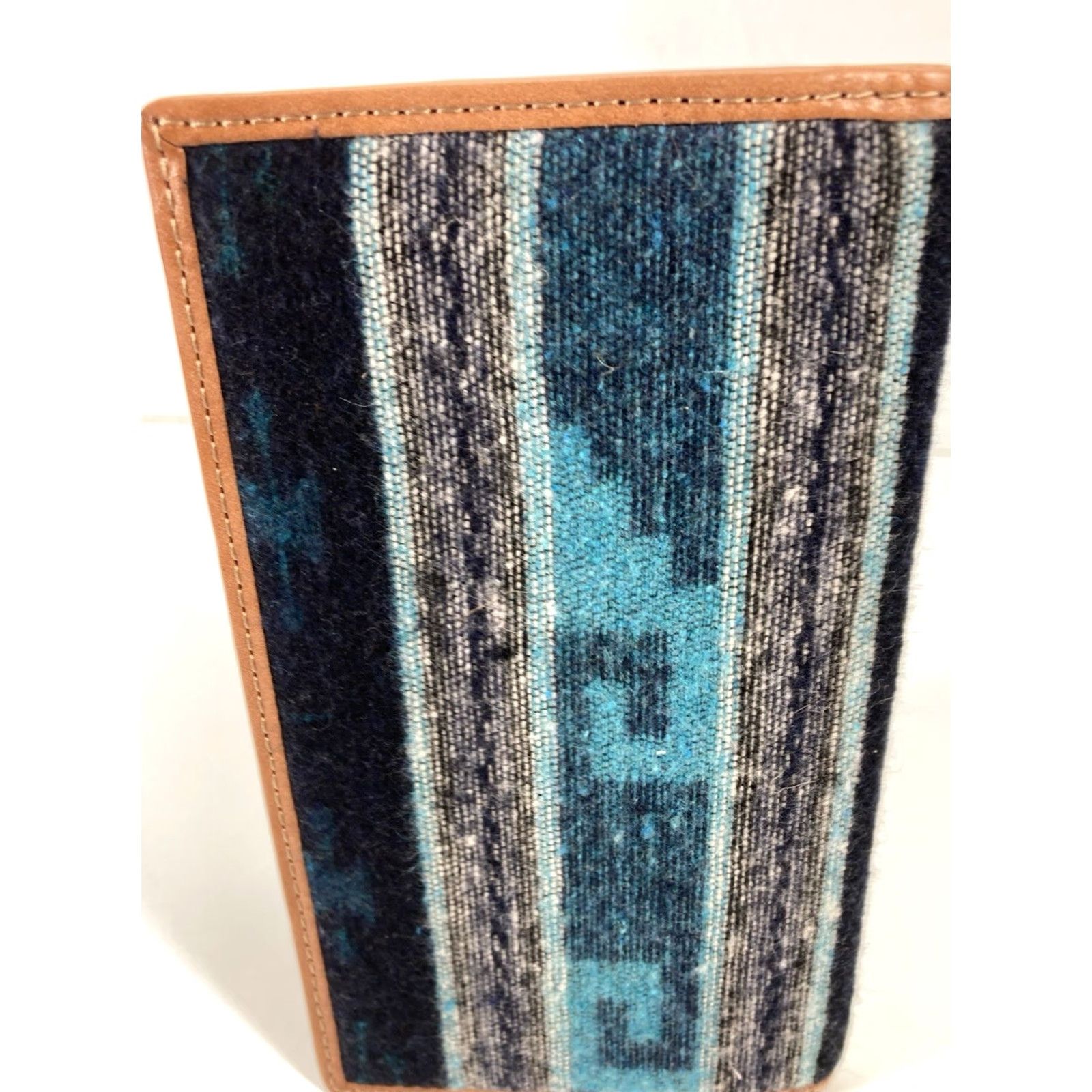 Tony Lama Tony Lama Wallet Aztec Western Bifold 6.5X3.5 Leather Trim NWOT Men Brown Size ONE SIZE - 7 Thumbnail