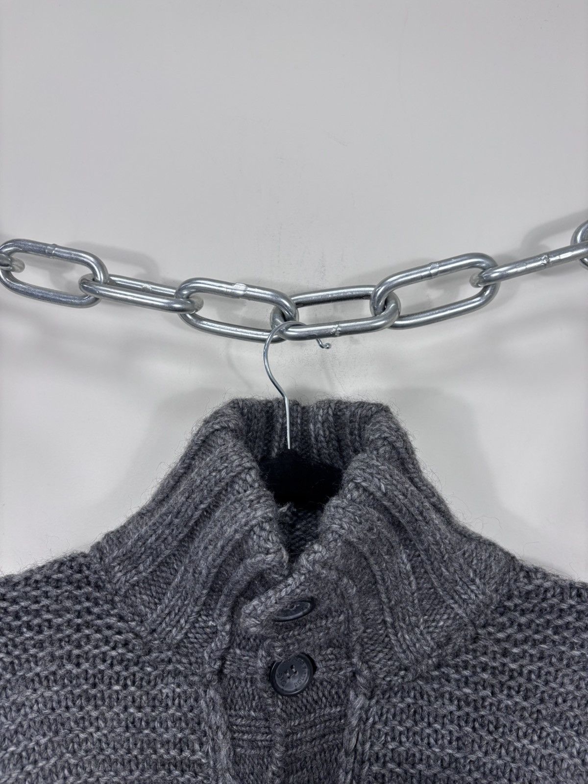 Dolce & Gabbana Vintage Dolce & Gabbana 2000s Quilted Buttoned Wool Sweater Size US M / EU 48-50 / 2 - 5 Thumbnail
