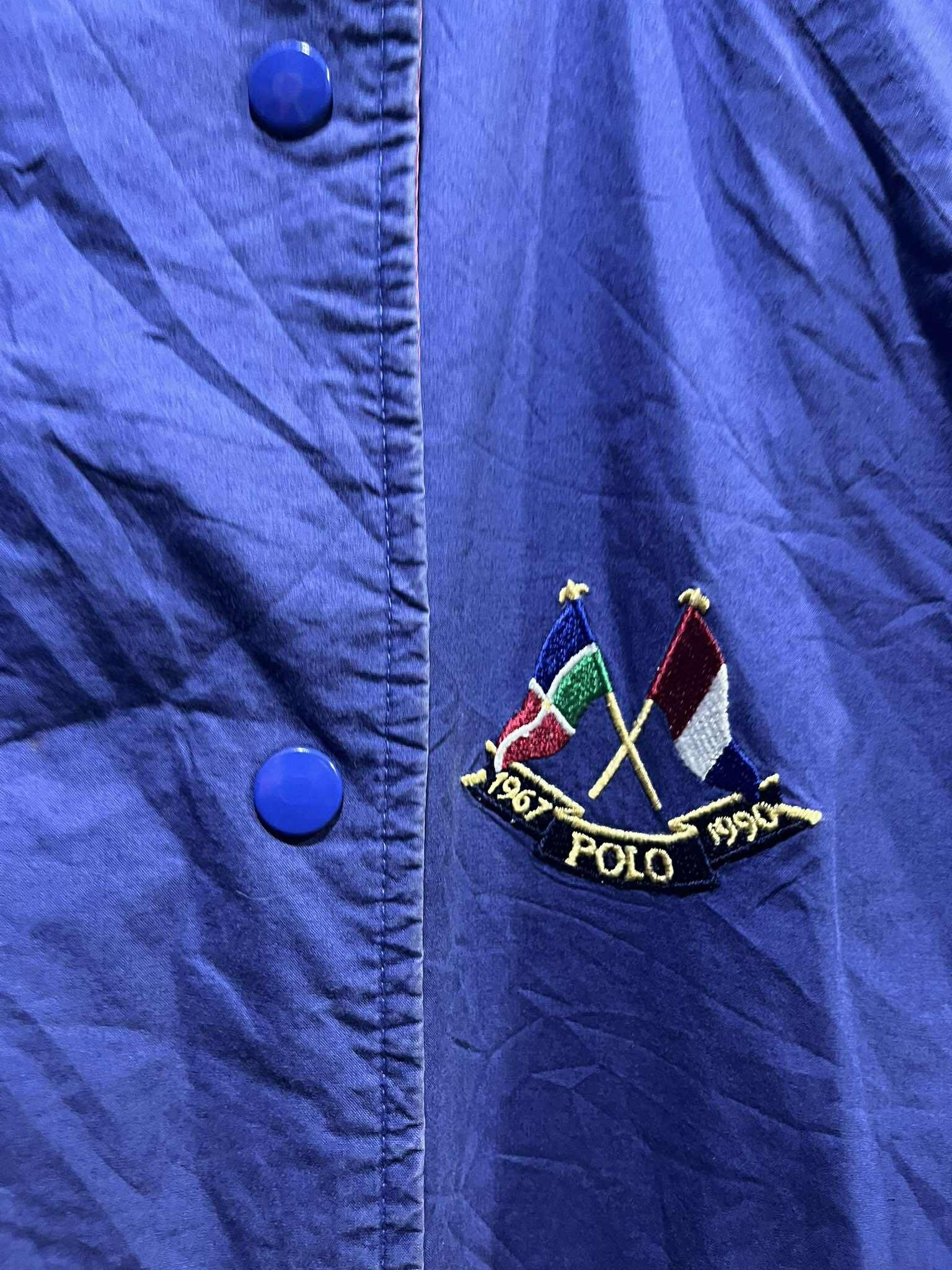Polo Ralph Lauren Polo Ralph Lauren Cross Flags Parka Hoodie Jacket 90s Size US L / EU 52-54 / 3 - 3 Thumbnail