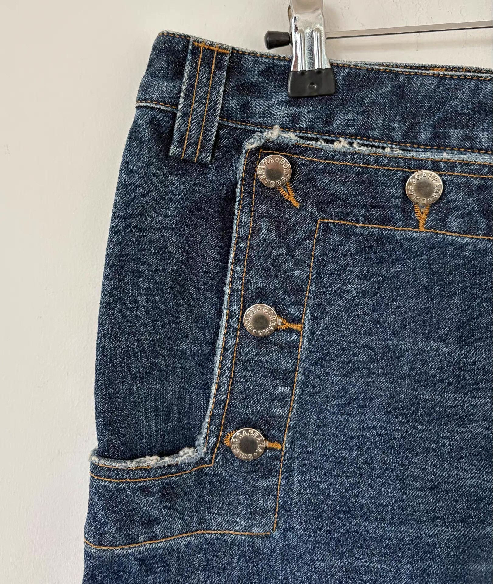 Dolce & Gabbana Dolce & Gabbana Unisex Napoleon Jeans Ｑ21 Size US 34 / EU 50 - 4 Thumbnail