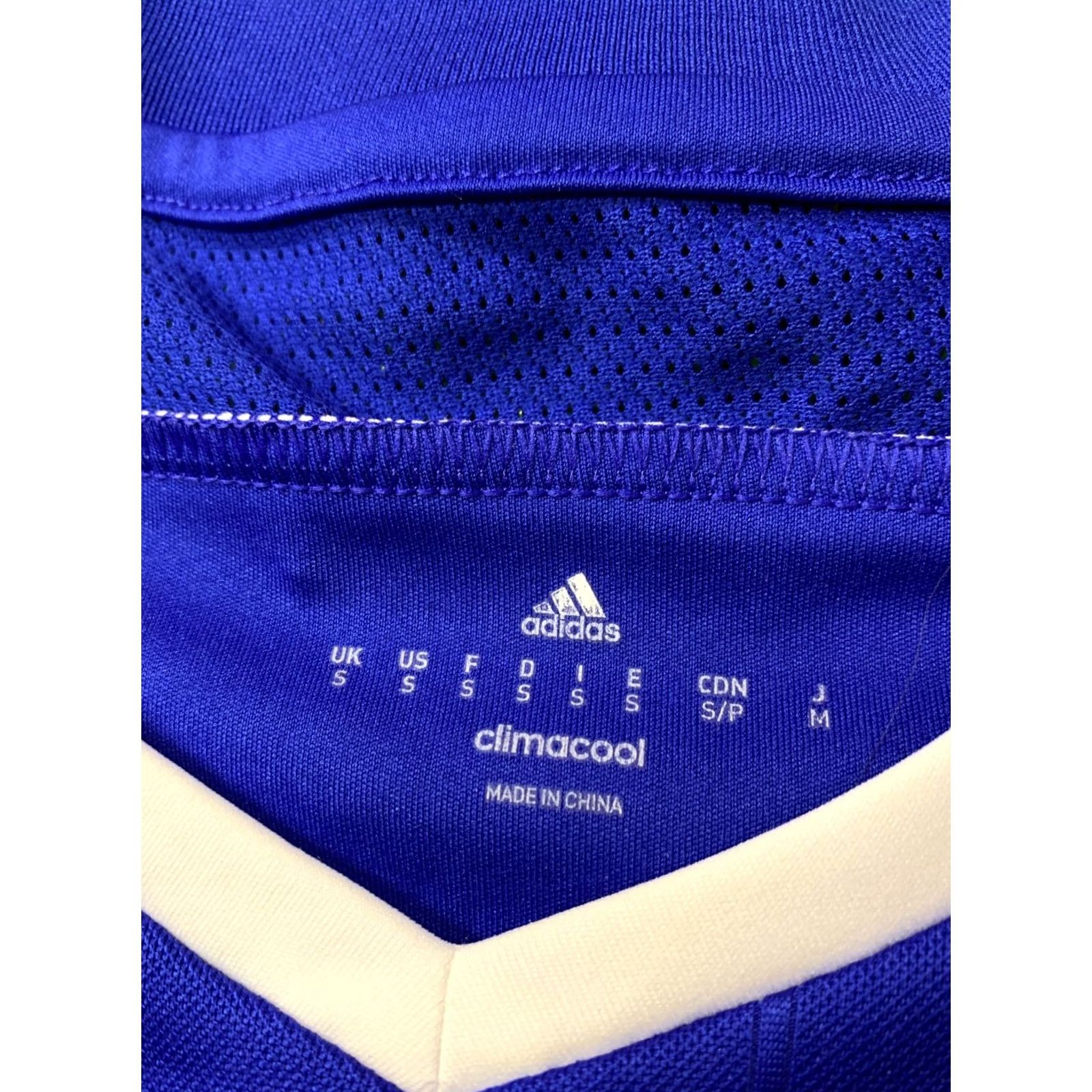 Adidas ADIDAS PERFORMANCE CLIMACOOL REGISTA FOOTBALL SHIRT JERSEY S BLUE AND WHITE Mens 2016 T-Shirt Regular Size S Size US S / EU 44-46 / 1 - 6 Thumbnail
