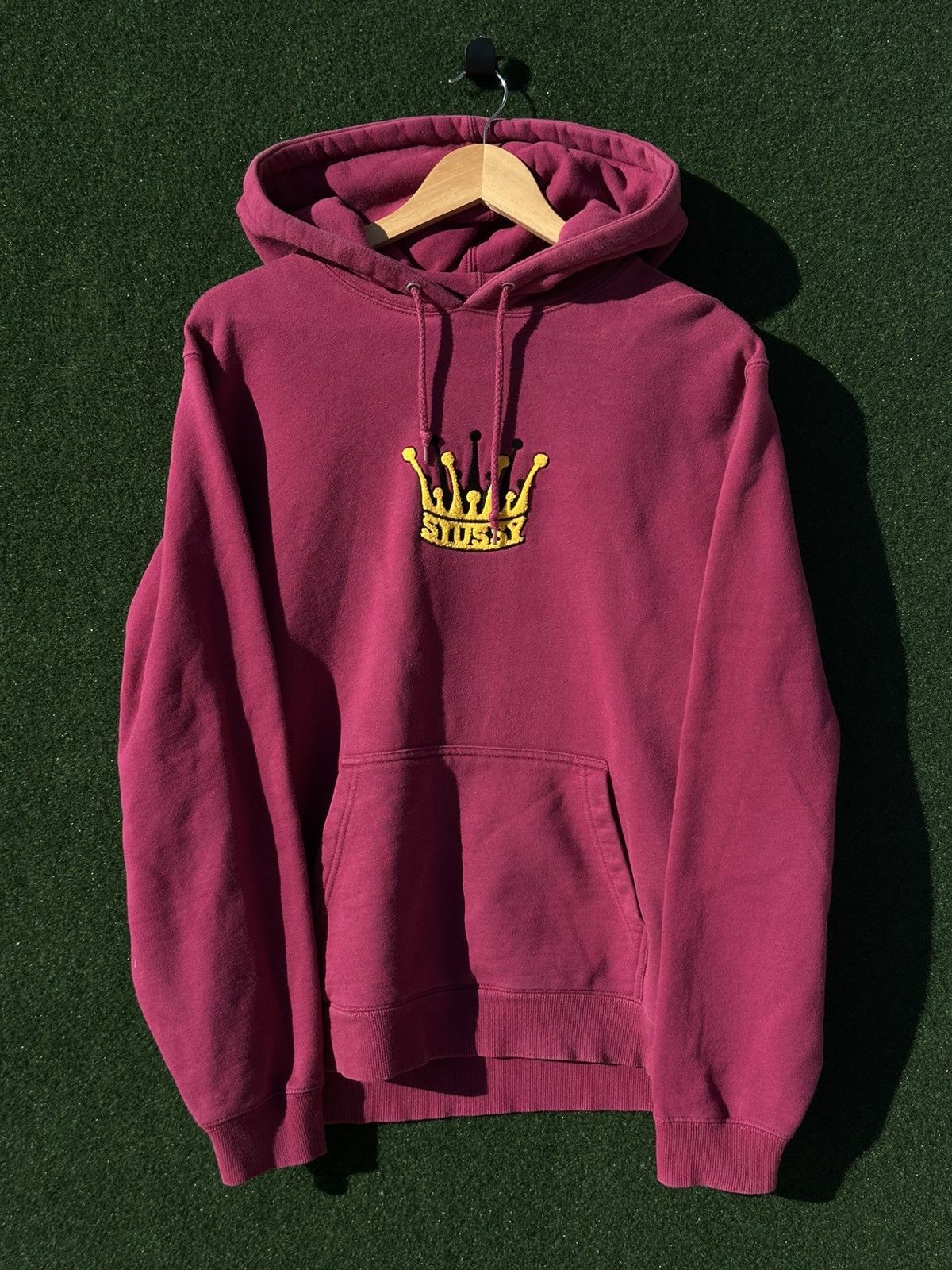 Stussy Crown Appliqué Chenille Hoodie