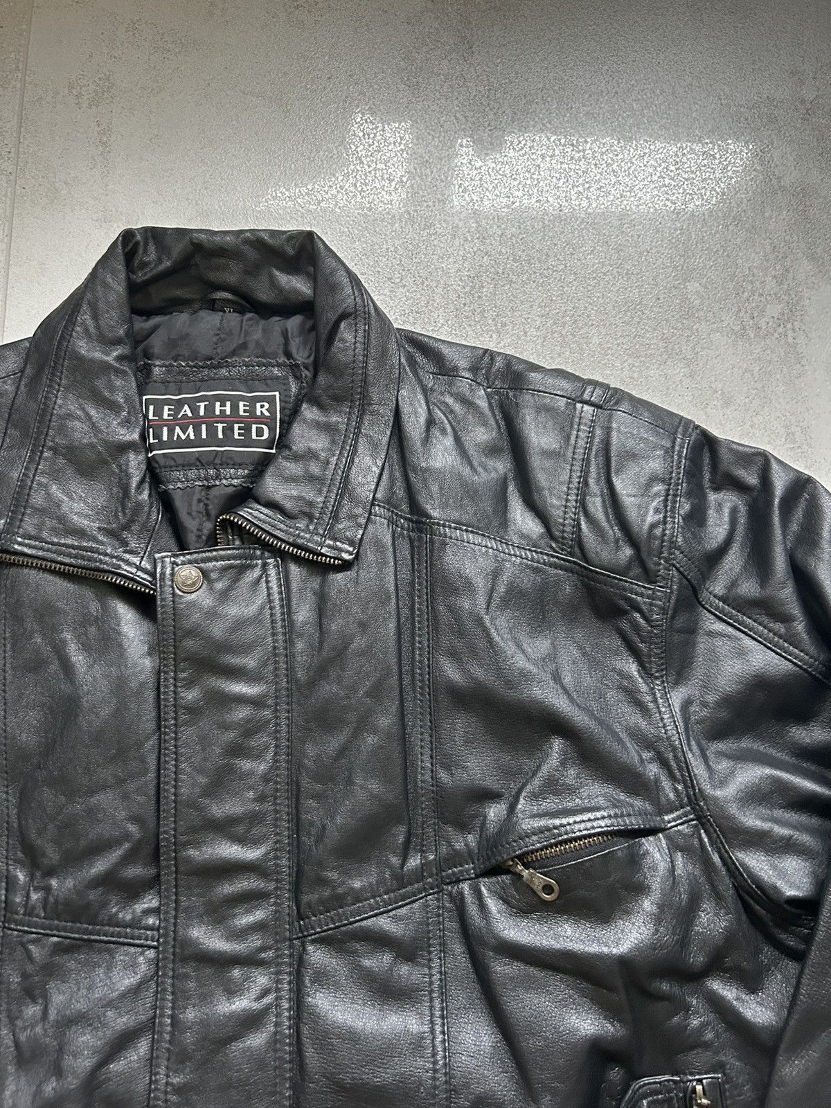 Genuine Leather × Leather Jacket × Vintage Vintage oversized
