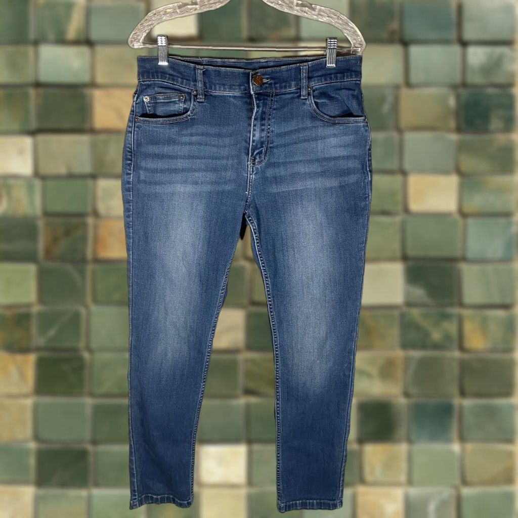 Mugsy Jeans Mens 32x29 Blue Slim Stretch Denim Comfort Pants Jeans Trousers City Preppy — Regular 32 Inseam Mens
