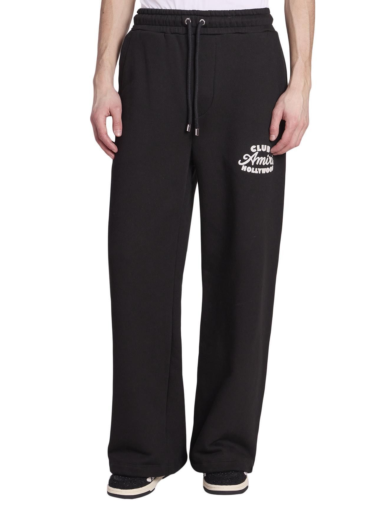 Amiri os11x1225 Club Wide-Leg Sweatpants & Joggers in Black Size US 36 / EU 52 - 2 Thumbnail
