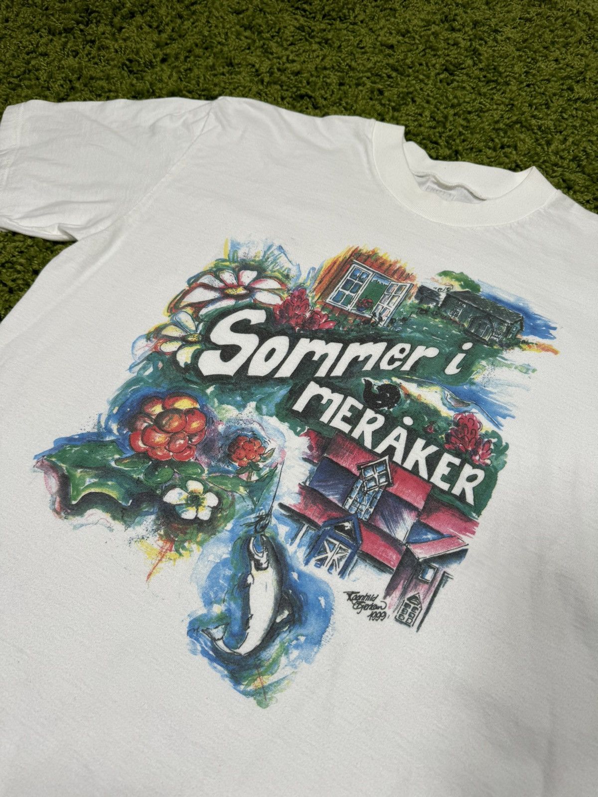 Vintage 1999 Sommer i Meråker Tee Size US L / EU 52-54 / 3 - 2 Thumbnail