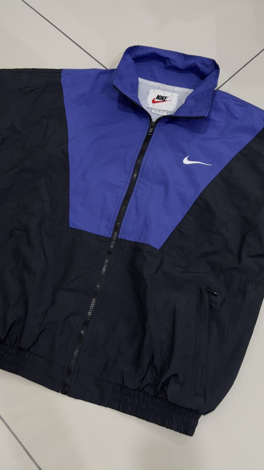 Nike Vtg 90's Nike Windbreaker Size US L / EU 52-54 / 3 - 1 Thumbnail