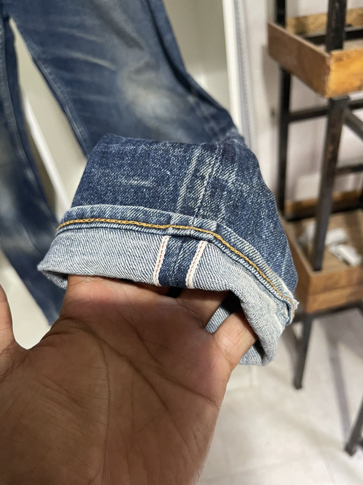 Japan Blue Japan Blue Jeans selvedge Skinny distressed denim Size US 28 / EU 44 - 6 Thumbnail
