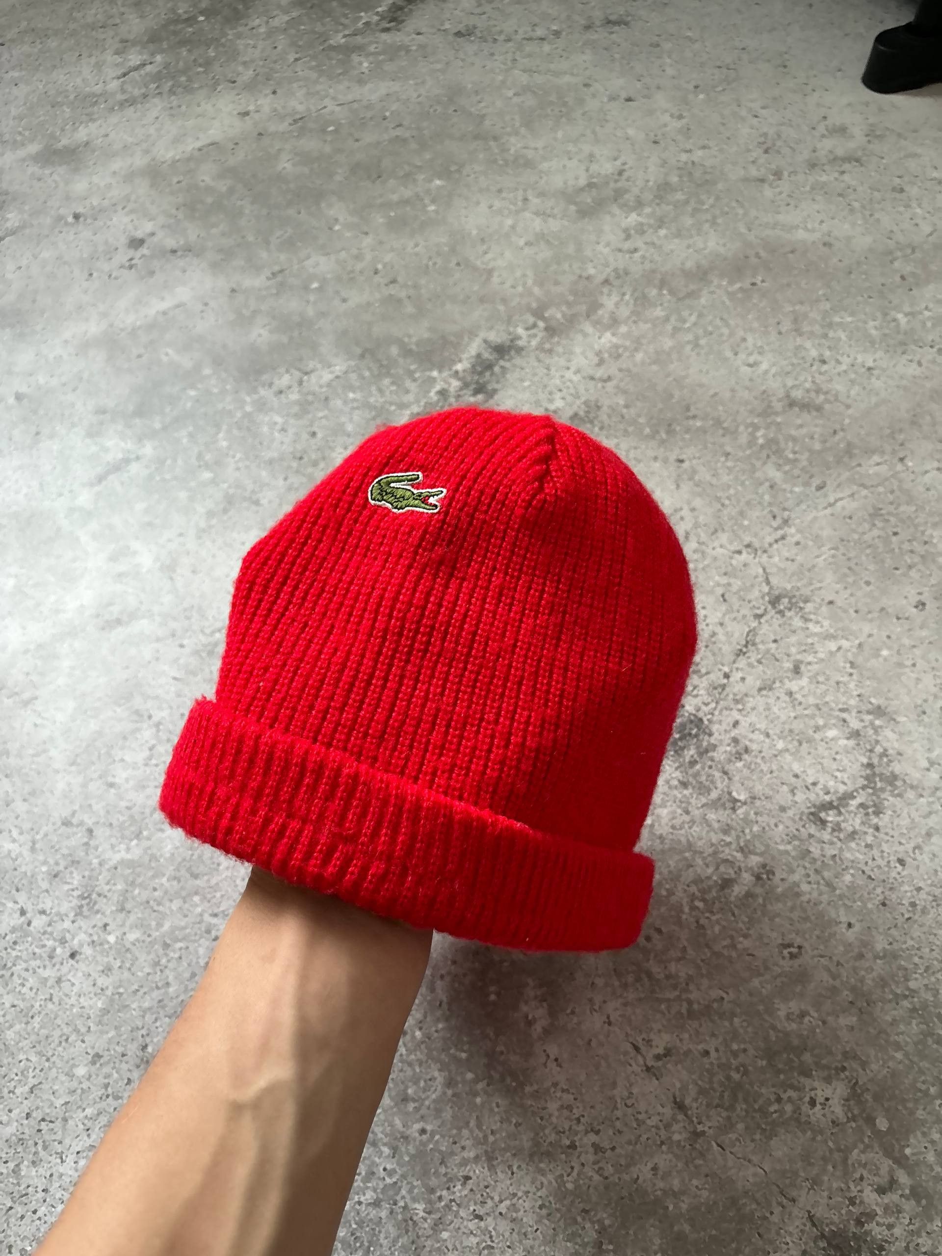 Lacoste Vintage Lacoste Made in France Red Hat Size ONE SIZE - 2 Thumbnail