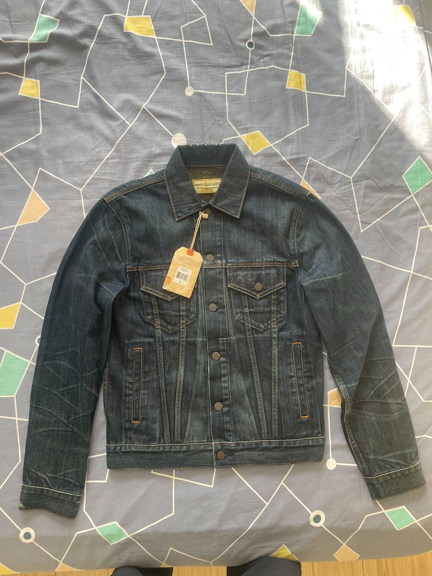 RRL Ralph Lauren Ralph Lauren Discontinued DS Distressed Denim Jacket Size US S / EU 44-46 / 1 - 1 Thumbnail