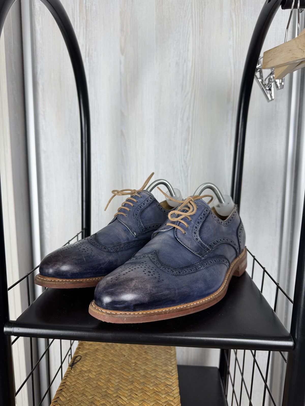 Berwick 1707 Berwick 1707 blue faded dainite sole brogues goodyear shoes Size US 11 / EU 44 - 7 Thumbnail
