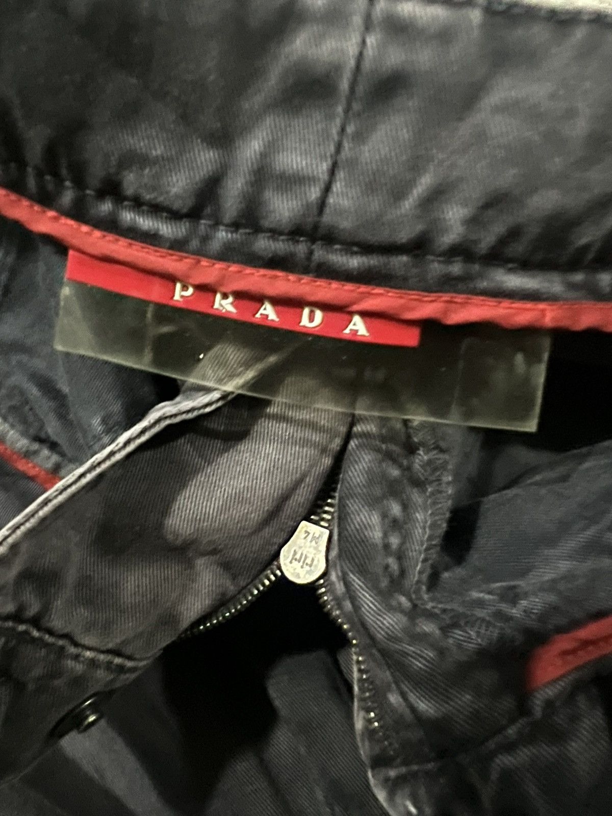 Prada Vintage Prada Milano Special Hook Faded Slate Trouser Khakis Size US 34 / EU 50 - 8 Thumbnail