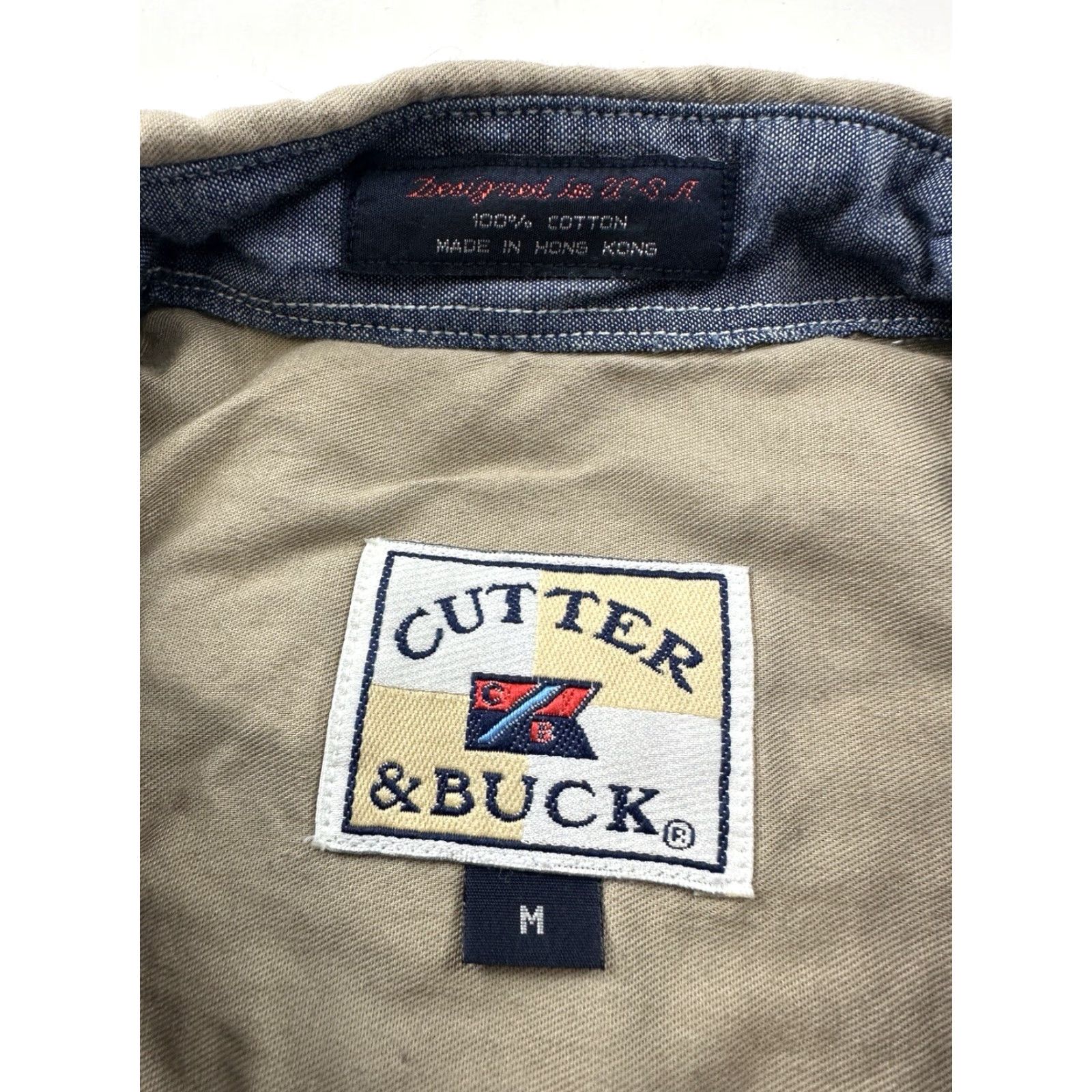 Cutter & Buck Cutter & Buck Shirt Mens Medium Plaid Long Sleeve Button Up Golf Classic Multicolor Size US M / EU 48-50 / 2 - 4 Thumbnail