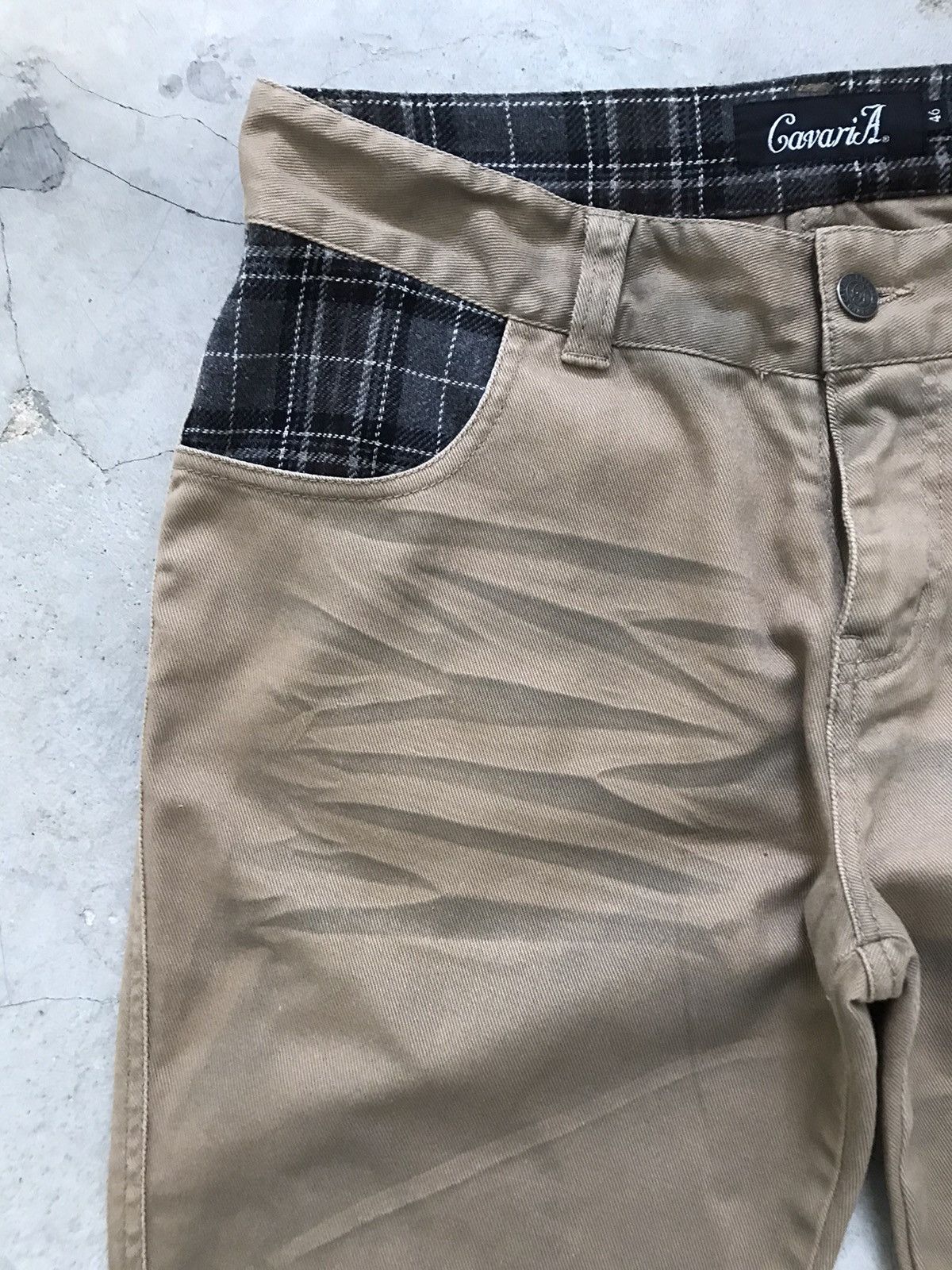 Japanese Brand CavariA Japan Dirty Distressed Flared Pants Size US 31 - 3 Thumbnail