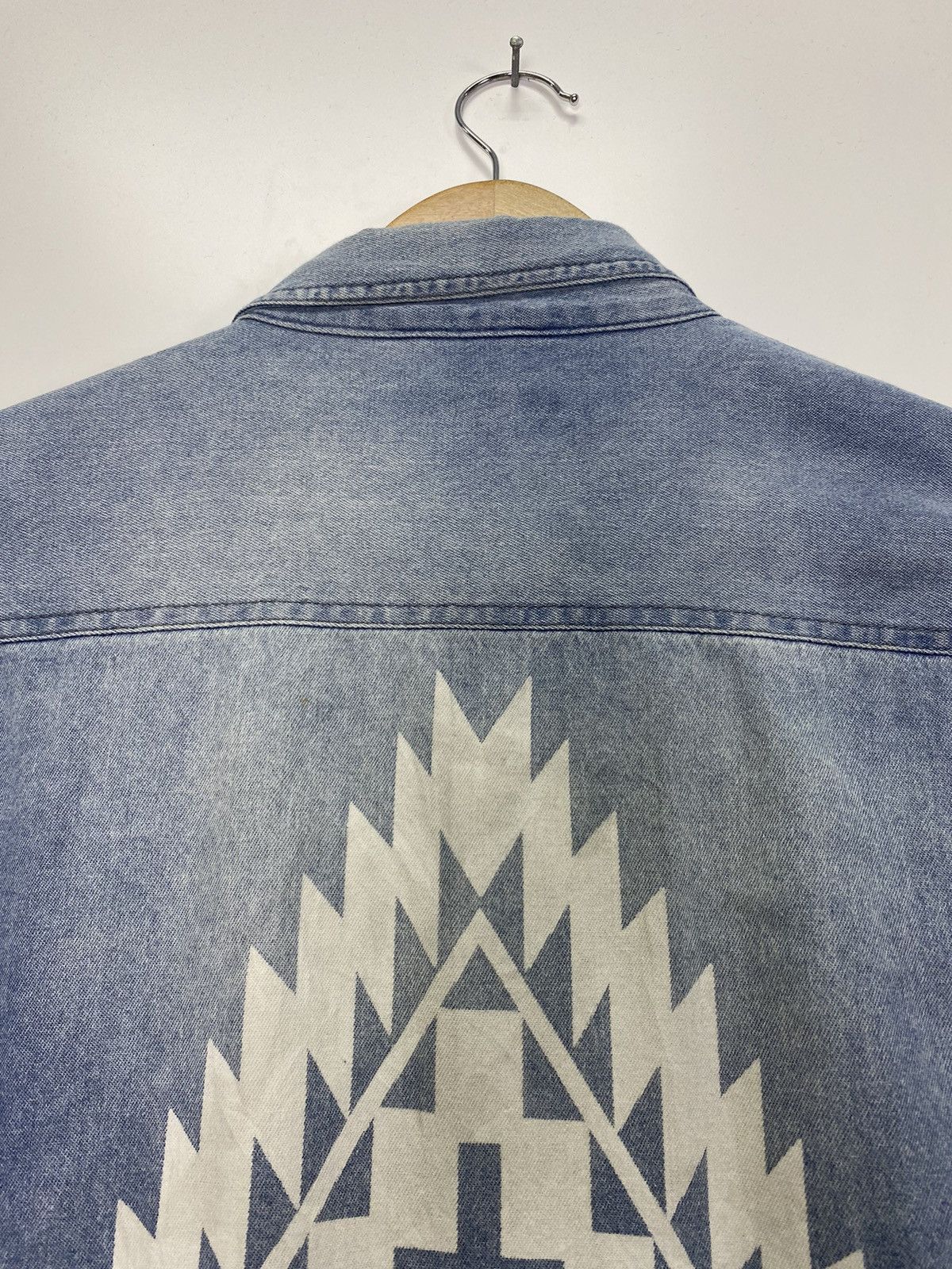 Native × Vintage Vintage E.L Native Logo Denim Jacket Size US M / EU 48-50 / 2 - 14 Thumbnail