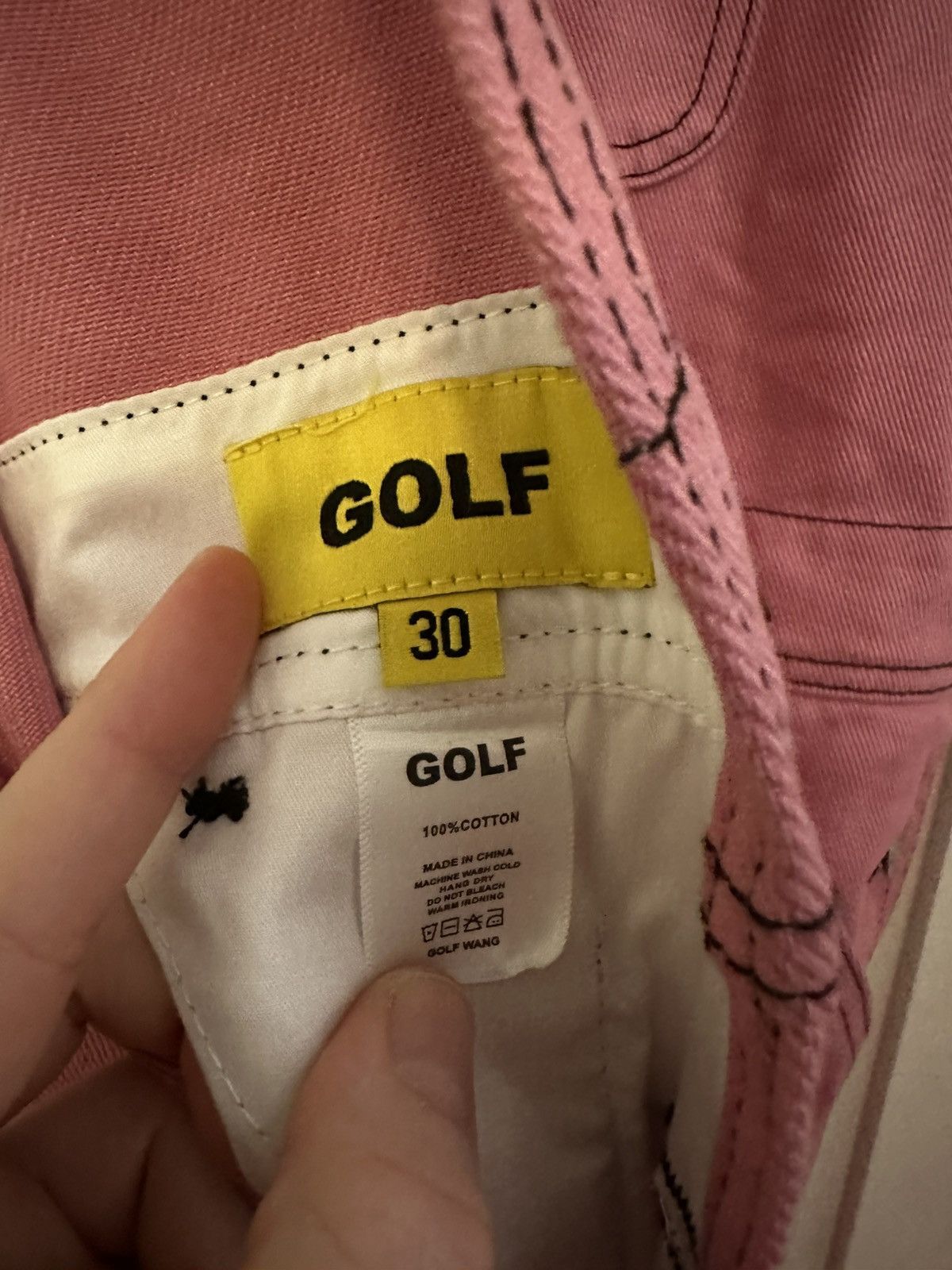 Golf Wang NEW! GOLF WANG contrast stitch overalls Size US 30 / EU 46 - 3 Thumbnail