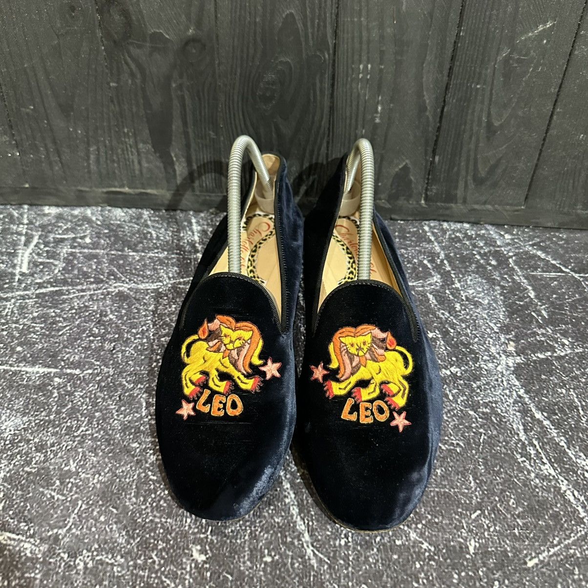 Charlotte Olympia CHARLOTTE OLYMPIA Leo Nocturnal Velvet Flat Loafers 38 eu Size US 8 / IT 38 - 4 Thumbnail