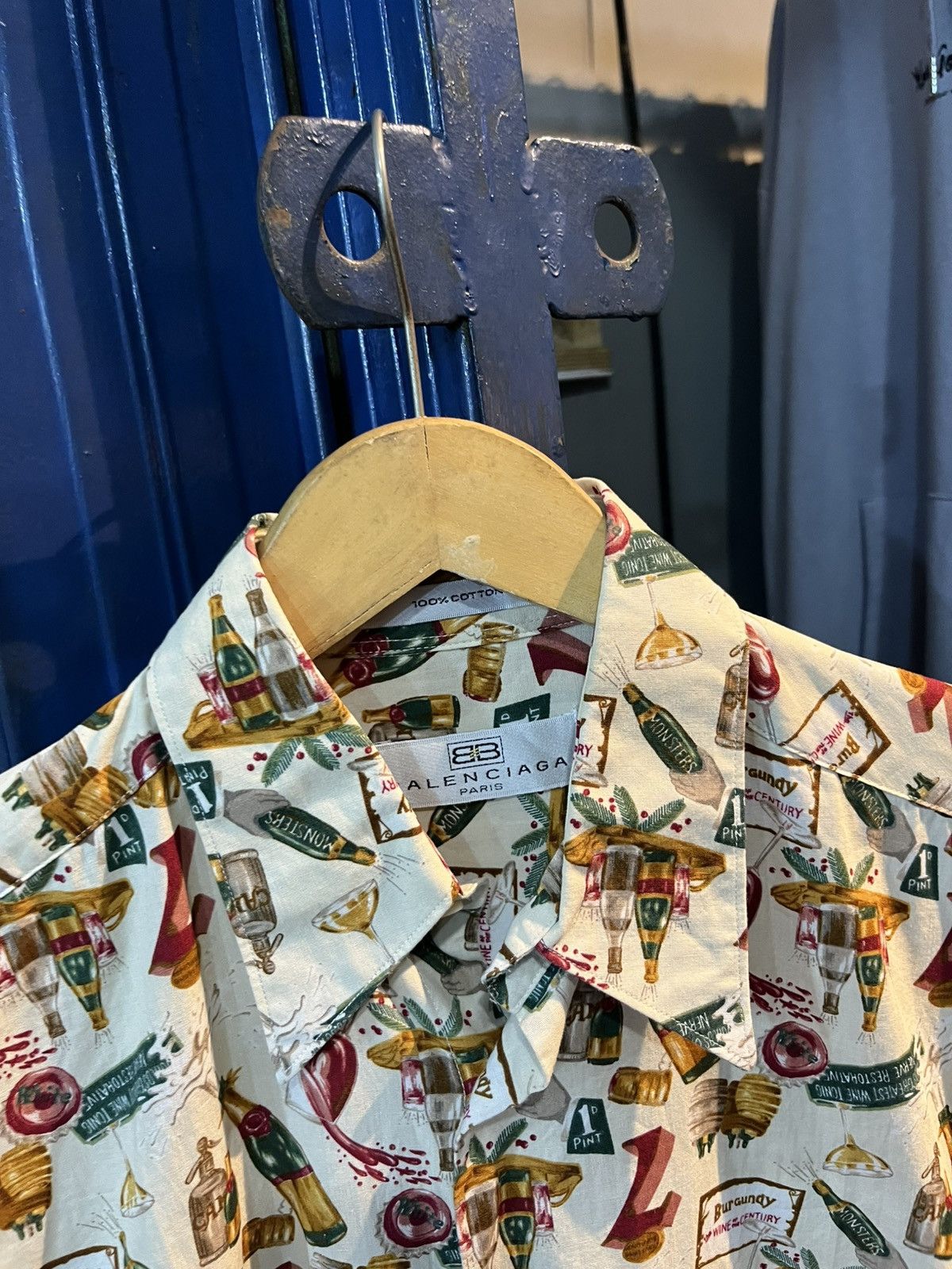 Balenciaga Balenciaga aov button ups shirt short sleeve Size US L / EU 52-54 / 3 - 5 Thumbnail