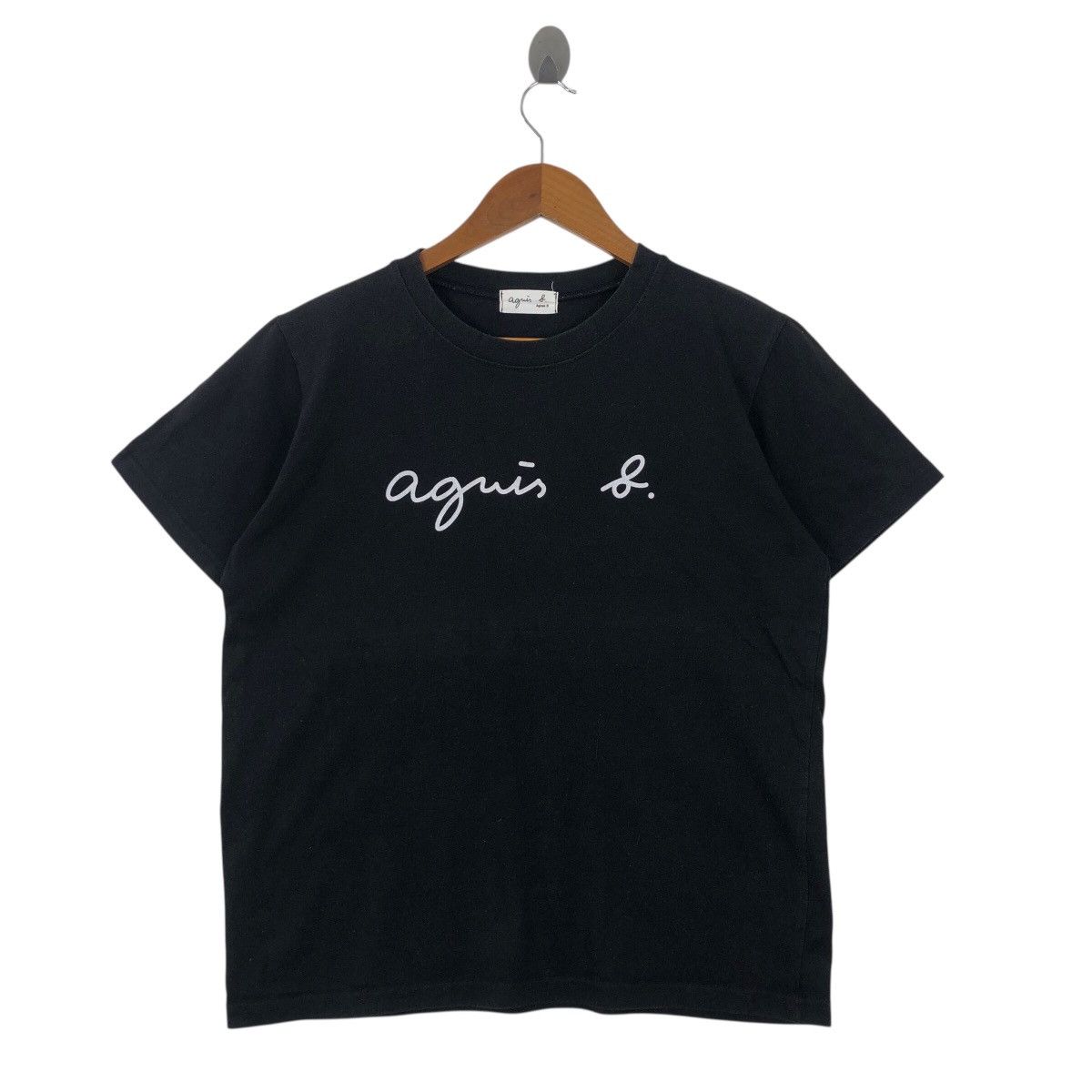 agnes b. Agnes B T-Shirt Big Logo Size M / US 6-8 / IT 42-44 - 1 Thumbnail