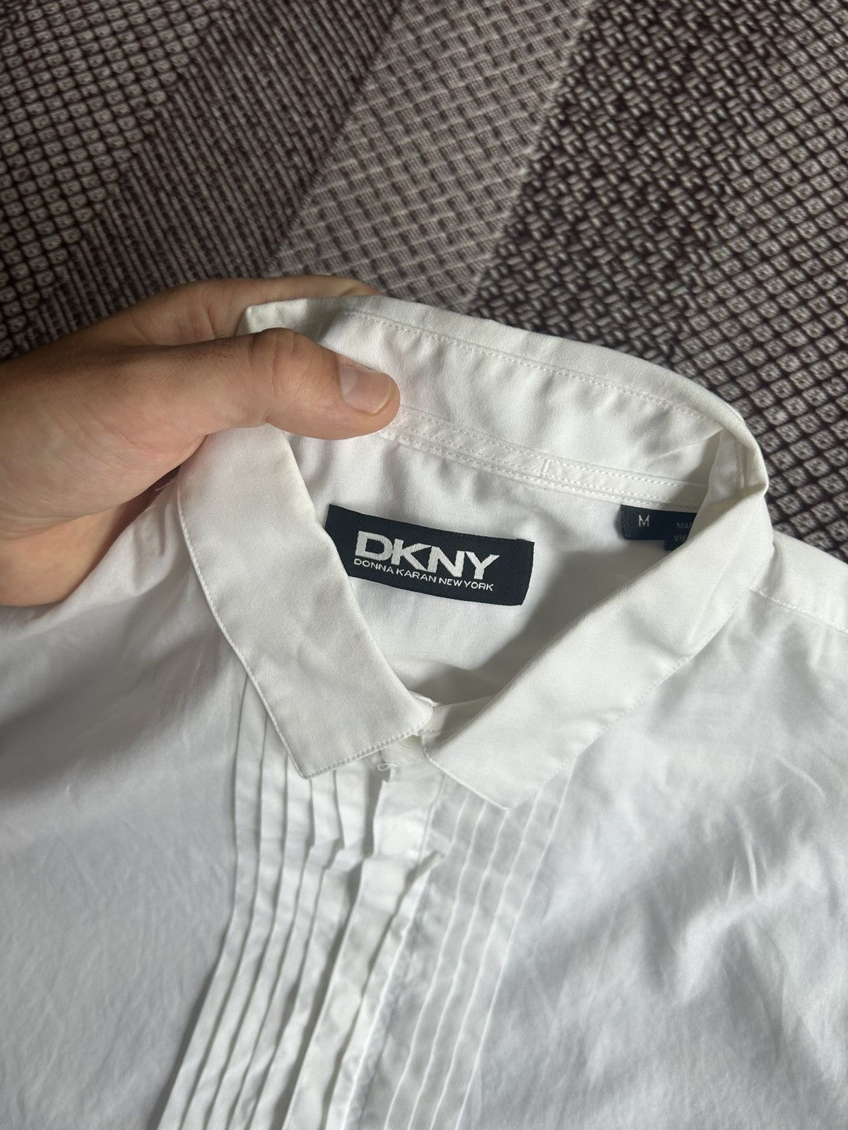 DKNY DKNY Classic White Shirt Solid Style Size Medium Size US M / EU 48-50 / 2 - 6 Thumbnail