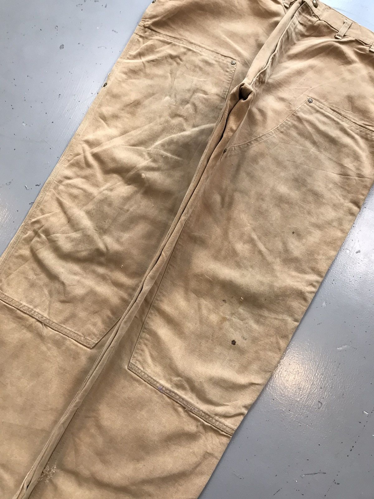 Carhartt × Vintage Vintage Carhartt b136 BRN double knee carpenter denim Size US 42 / EU 58 - 3 Thumbnail