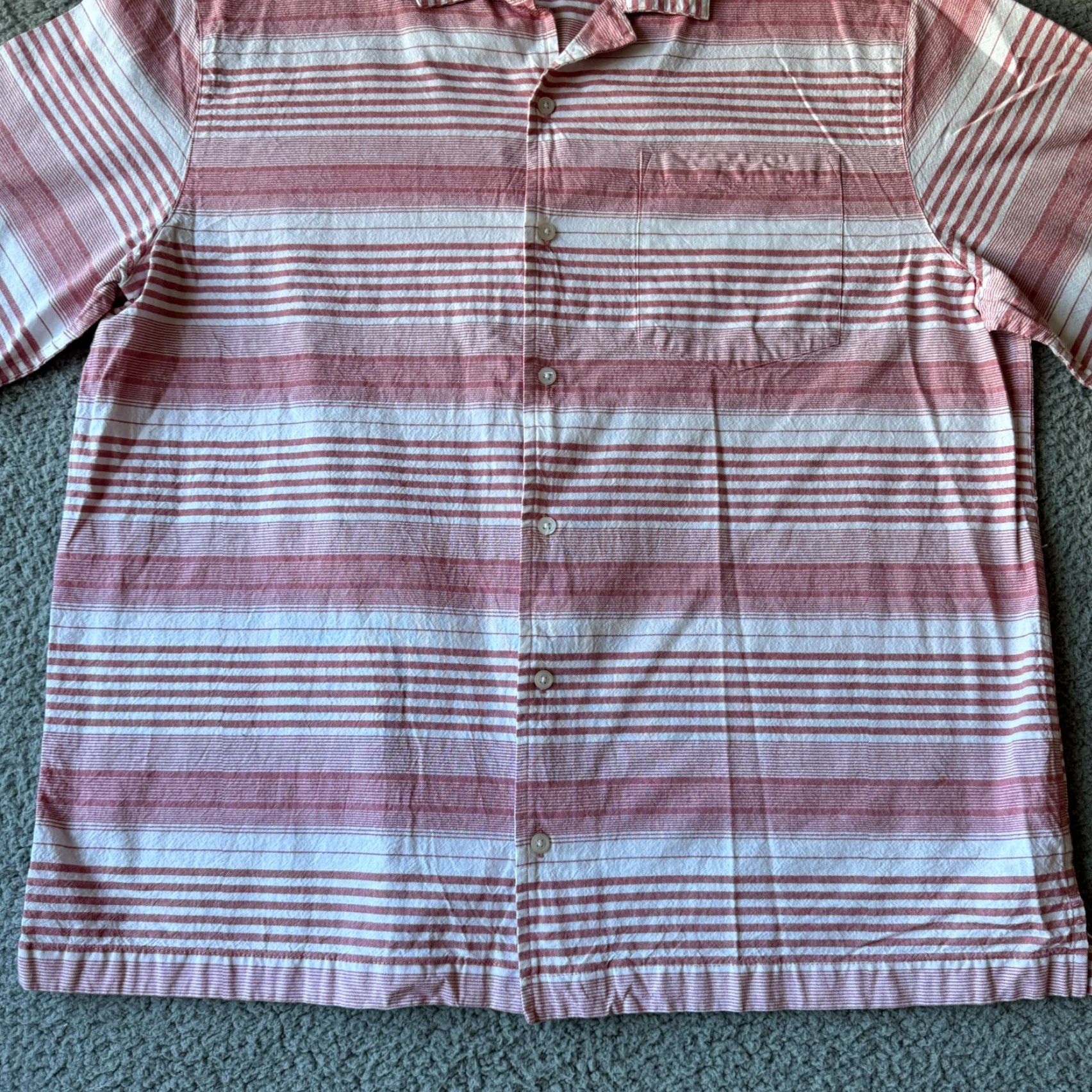 Vintage VINTAGE Scandia Woods Shirt Mens XL Red Striped Button-Up Casual Size US XL / EU 56 / 4 - 3 Thumbnail