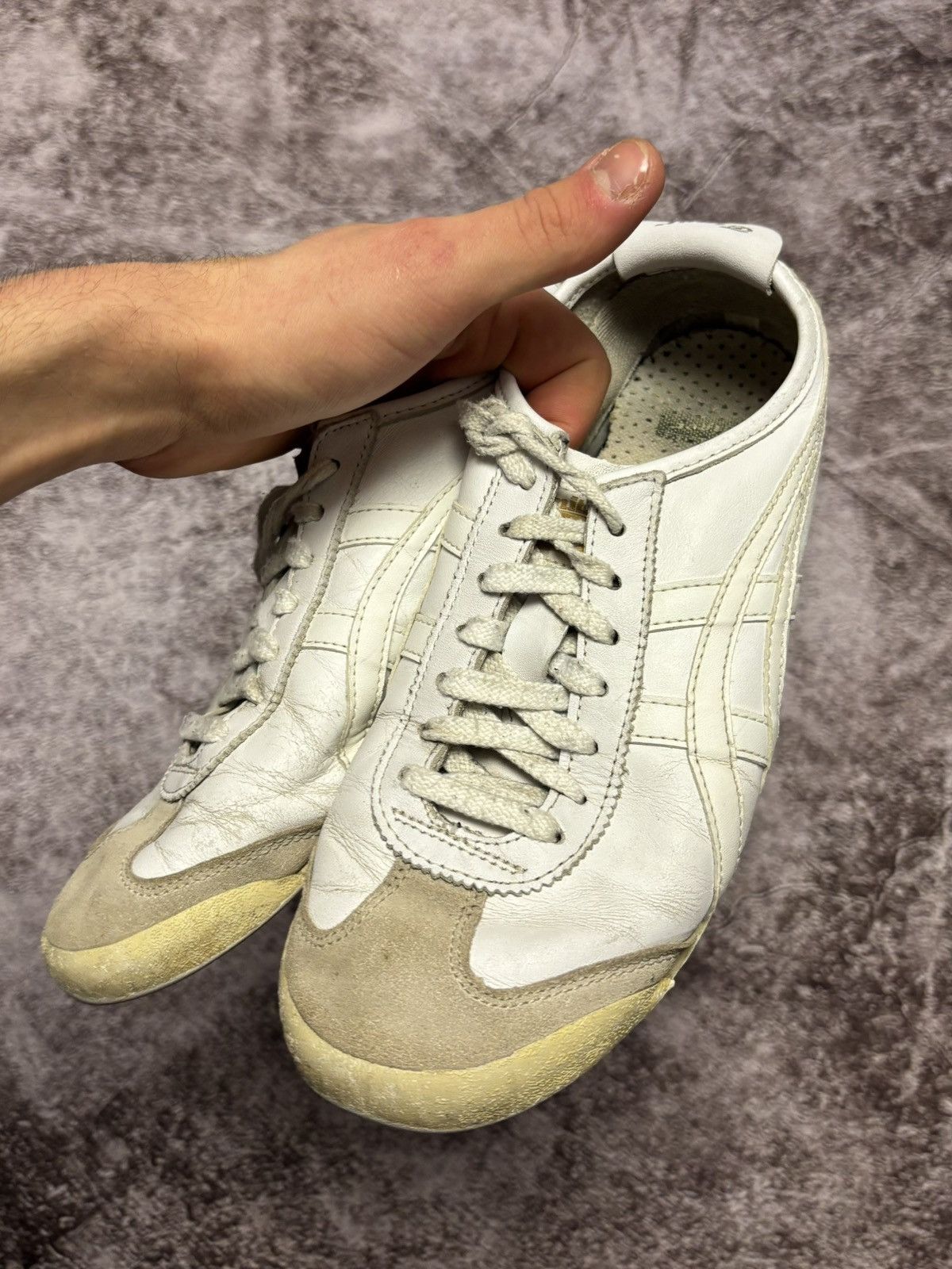 A.P.C. × Asics Vintage ASICS Onitsuka Tiger Mexico White Sneakers size 40 Size US 7 / EU 40 - 2 Thumbnail