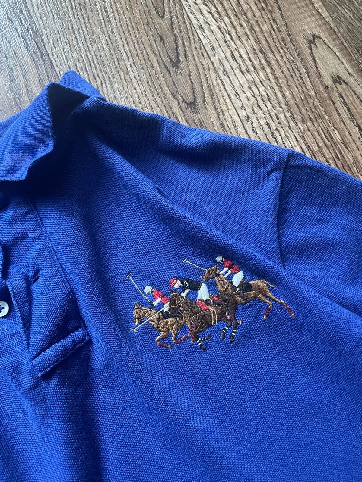 Polo Ralph Lauren 🇺🇸 Vintage Polo Ralph Lauren Polo T-Shirt Rare Retro Hype Size US XXL / EU 58 / 5 - 11 Thumbnail
