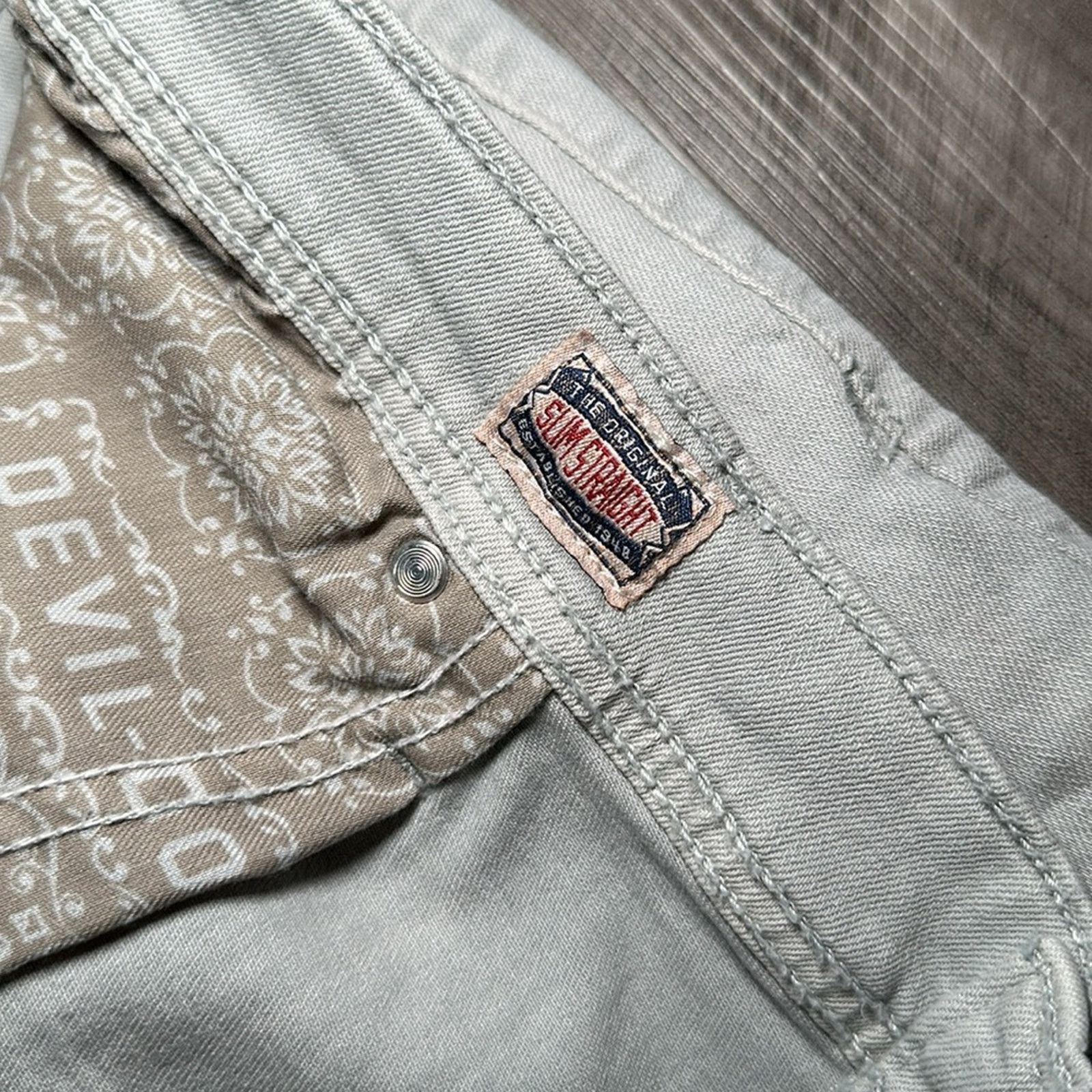 Other Devil-Dog Dungarees Slim Straight Denim Shorts - 40 Size US 40 / EU 56 - 6 Thumbnail