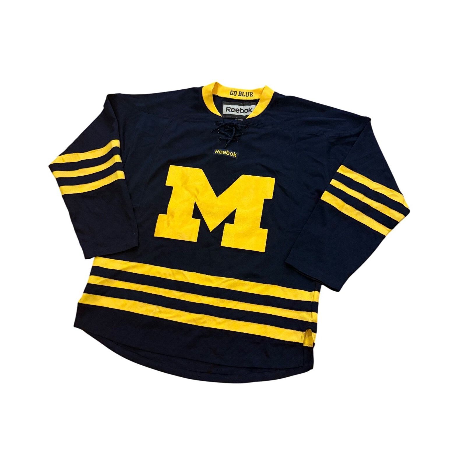 Reebok Reebok University of Michigan Wolverines NCAA Hockey Jersey Size US M / EU 48-50 / 2 - 4 Thumbnail