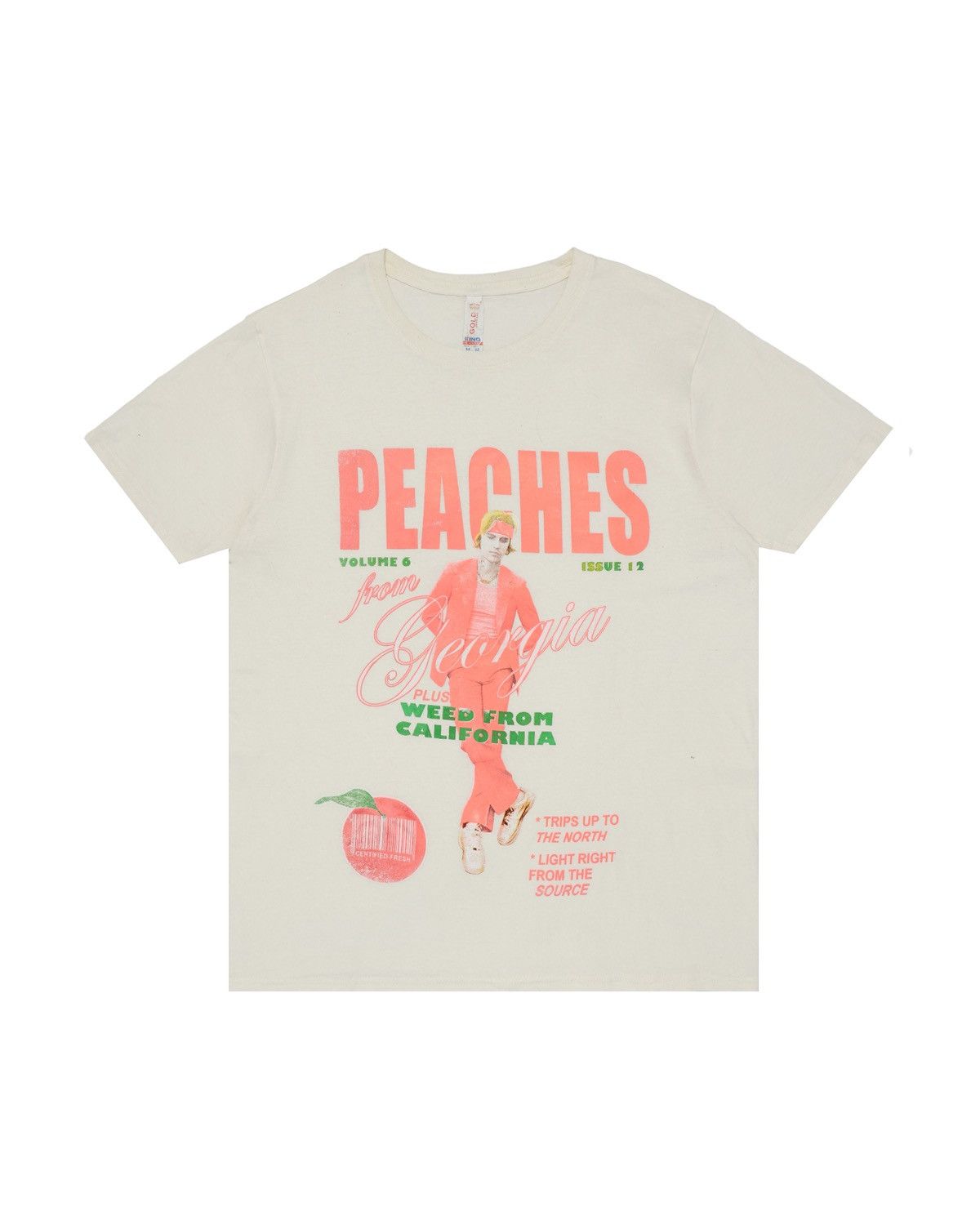 Vintage Justin Bieber “Peaches From Georgia / Weed From California” Size US M / EU 48-50 / 2 - 1 Thumbnail