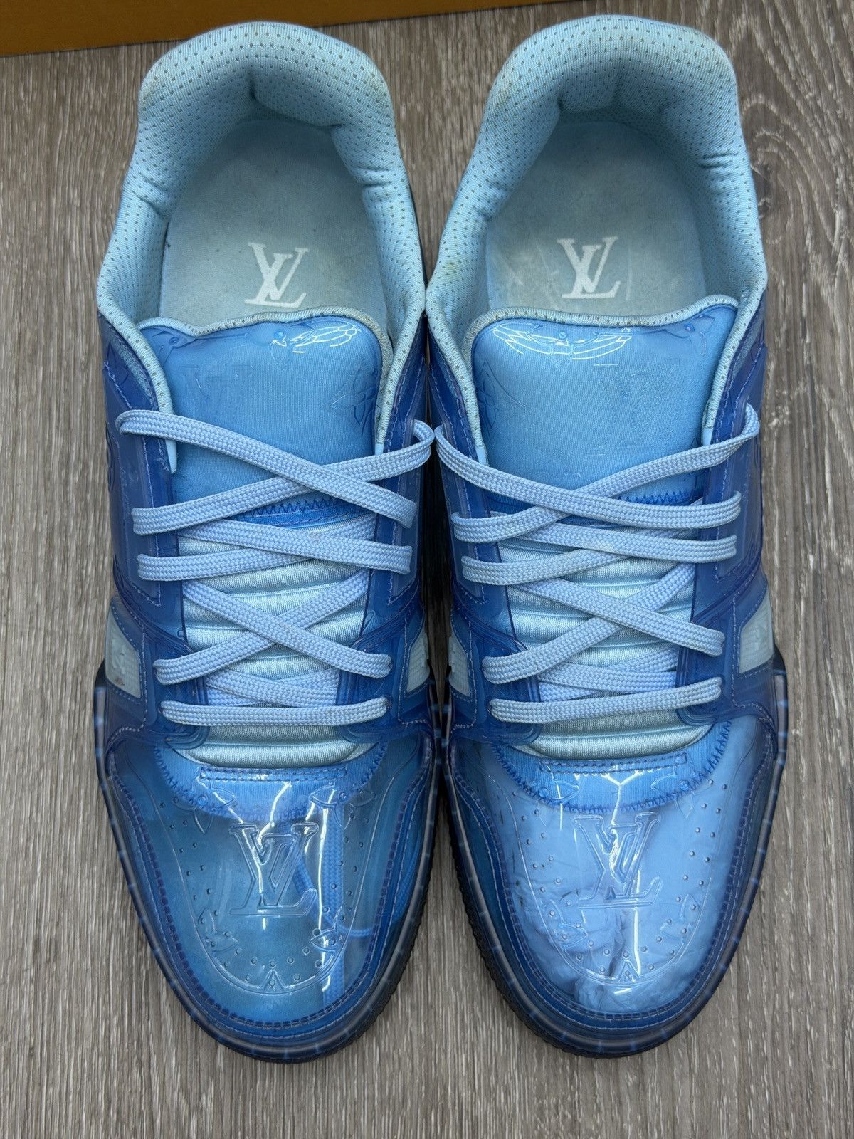 Louis Vuitton Louis Vuitton Trainer Transparent Blue Size US 8 / EU 41 - 12 Thumbnail