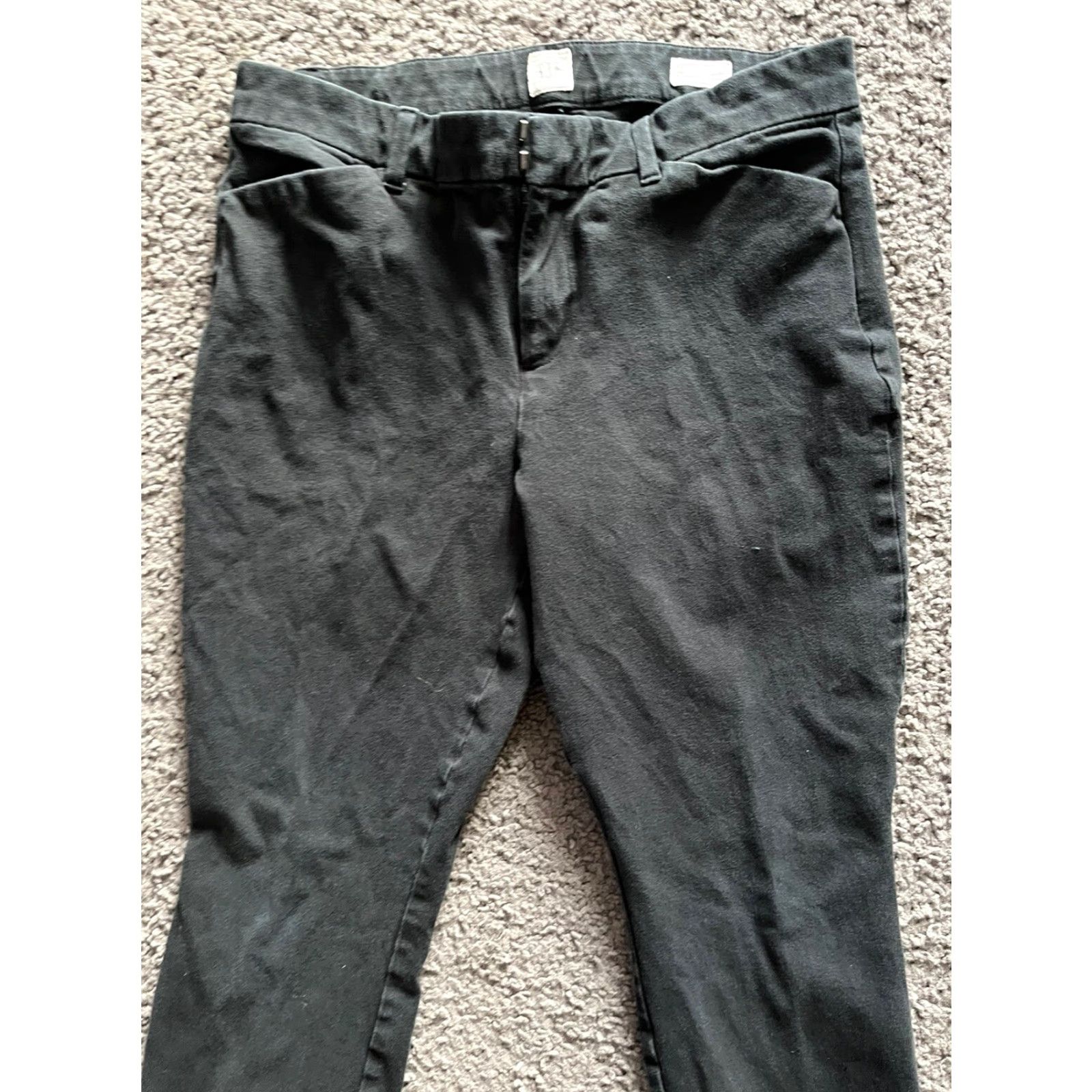 Gap Gap Pants Women's 10 Signature Skinny Ankle Black Stretch Denim Size 32" / US 10 / IT 46 - 2 Thumbnail