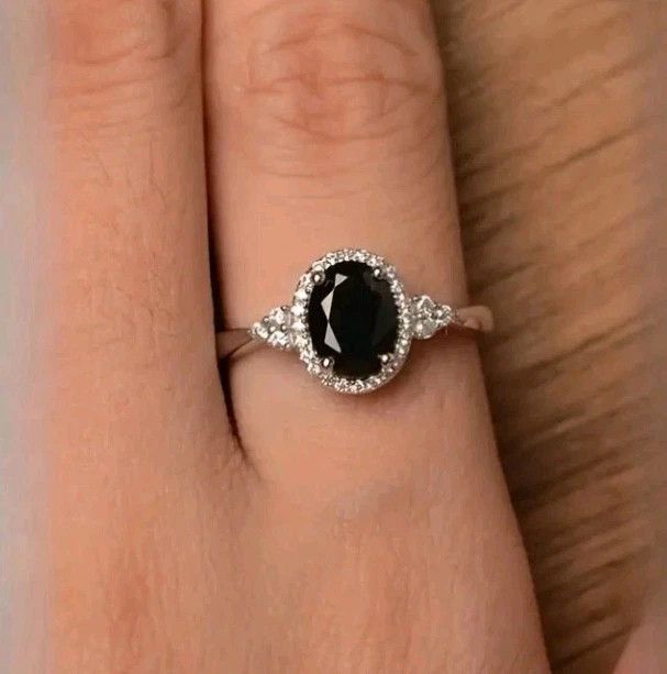 Other Fashion Jewelry Ladies Sapphire Crystal Ring Size 6 Size ONE SIZE - 2 Thumbnail