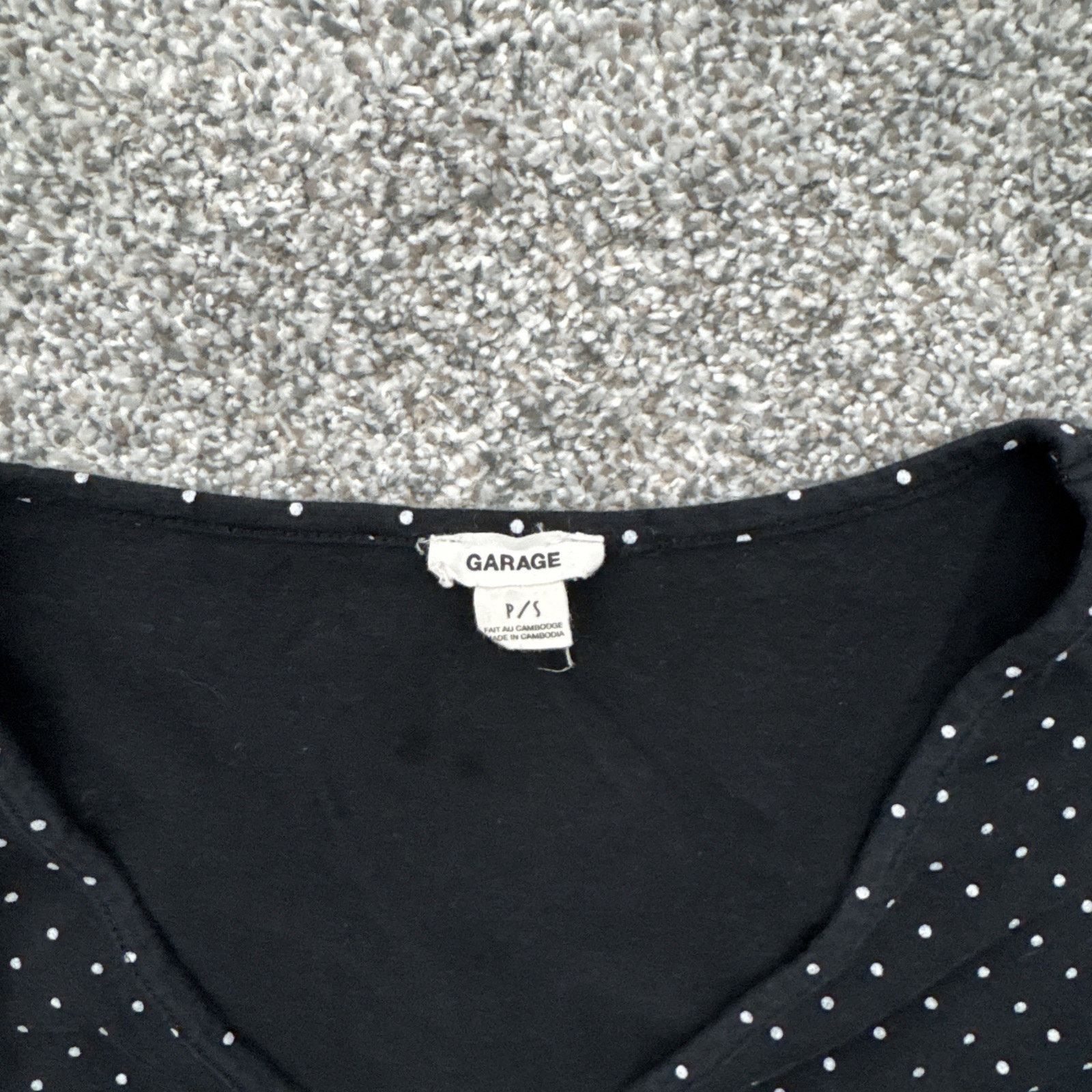 Garage Garage Cropped Top Women Small Edgy Grunge Preppy Retro Y2K Size S / US 4 / IT 40 - 4 Thumbnail