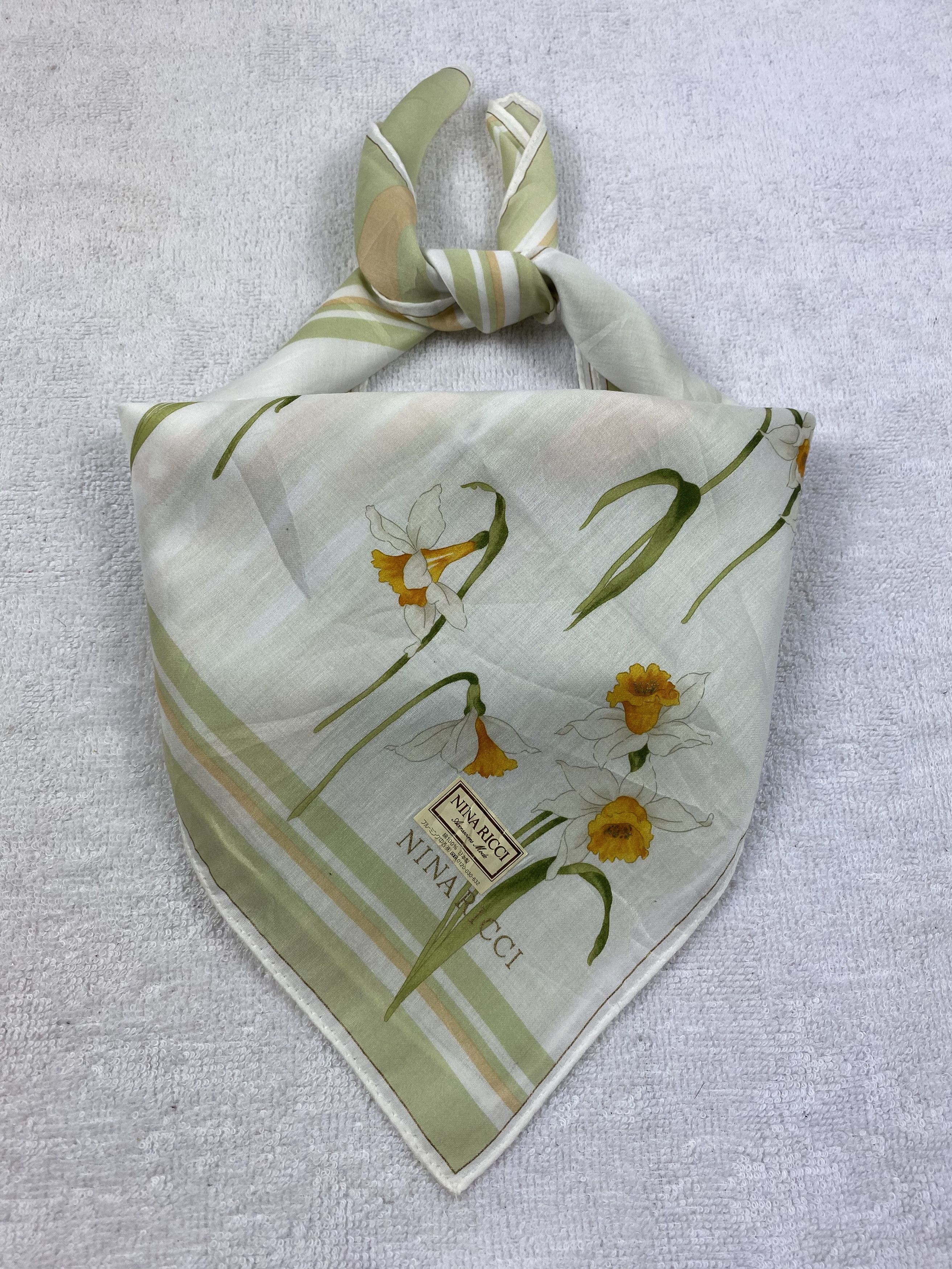 Nina Ricci × Vintage Nina Ricci Handkerchief / Bandana / Neckerchief Size ONE SIZE - 1 Thumbnail