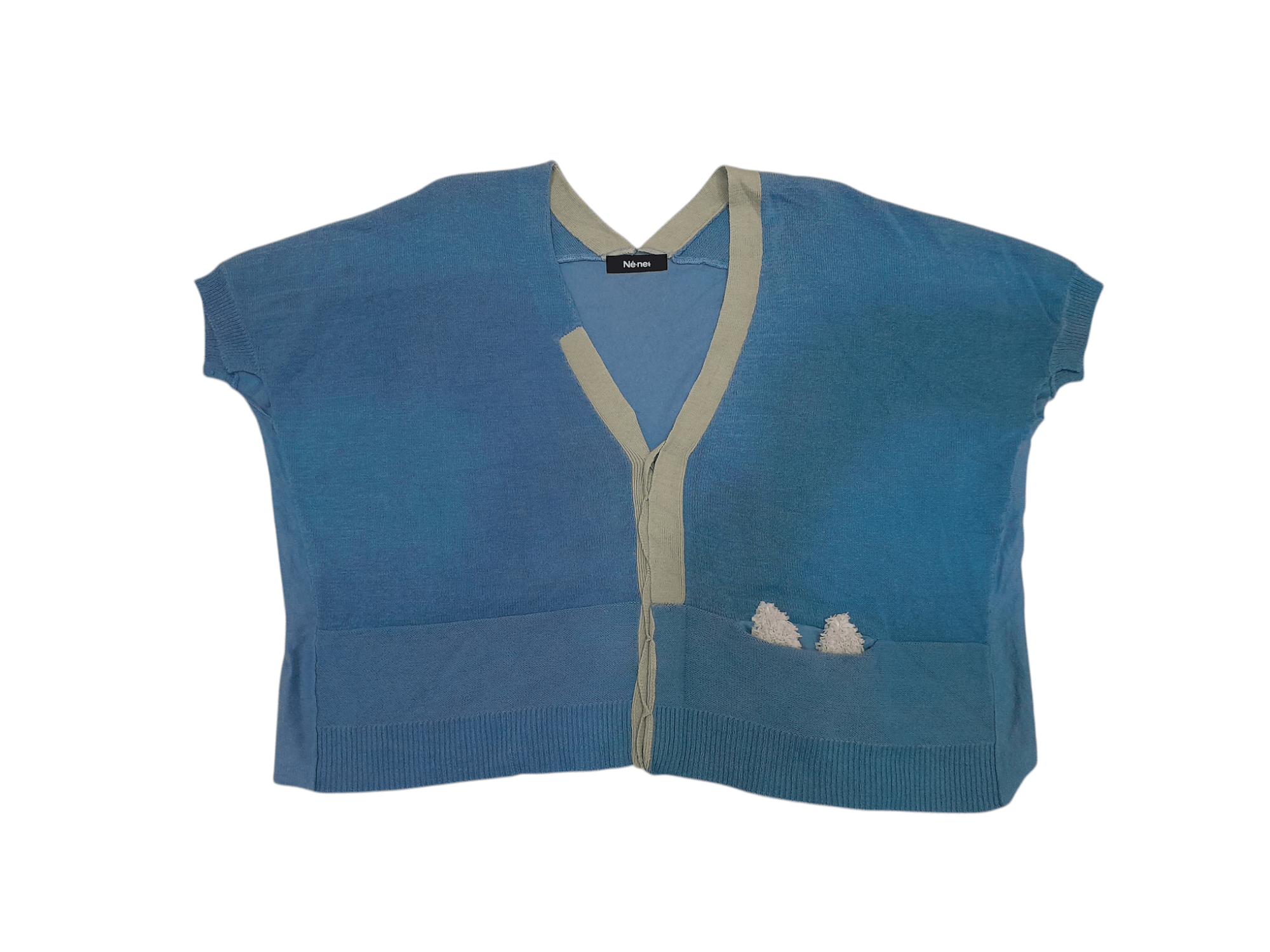 Ne-Net NE-NET Issey Miyake Sweater Knit Shirt (F615) Size M / US 6-8 / IT 42-44 - 1 Thumbnail