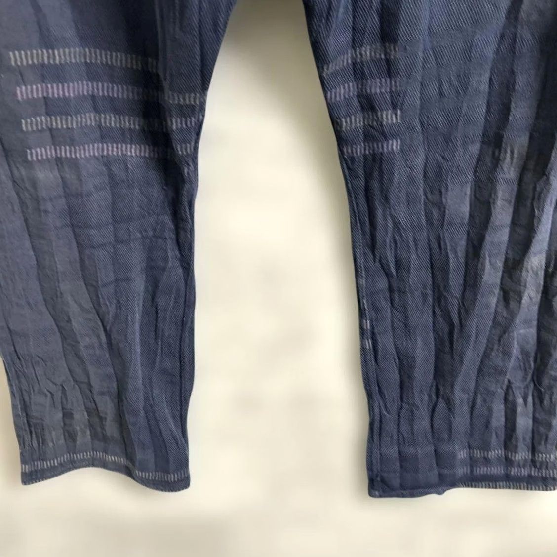 Issey Miyake ISSEY MIYAKE Pants Men XL Navy Cotton Wrinkle-Processed Used Size US 36 / EU 52 - 7 Thumbnail