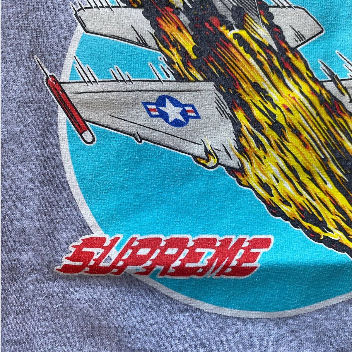 Supreme Supreme Burning Jet Tee - M Size US M / EU 48-50 / 2 - 5 Thumbnail