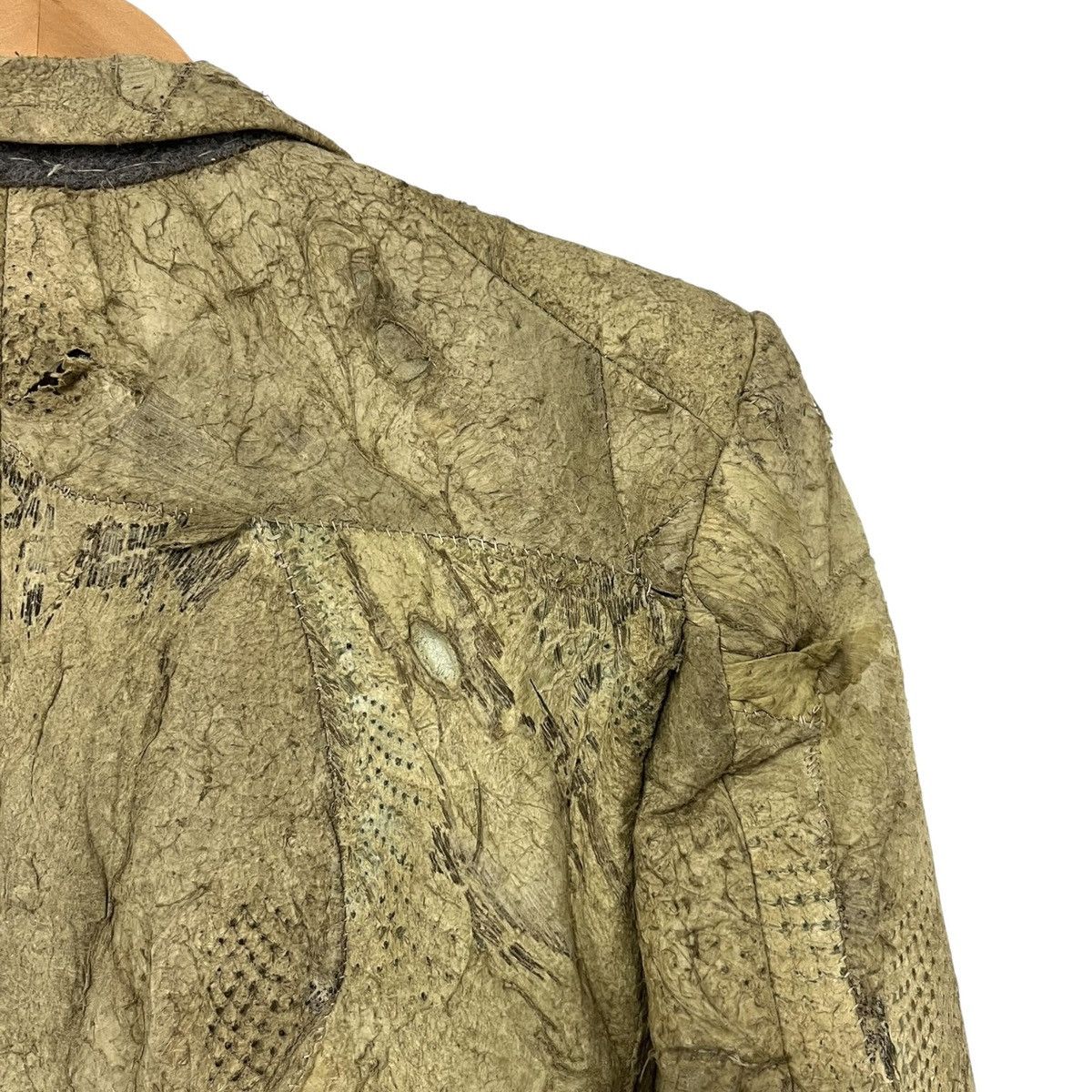 Carol Christian Poell Ccp ss00 exotic leather blazer Size US L / EU 52-54 / 3 - 7 Thumbnail