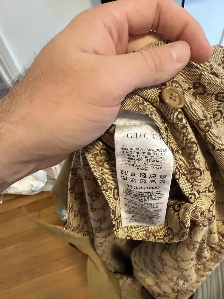 Gucci Gucci Reversible GG Jacket 'Light Brown' Size US L / EU 52-54 / 3 - 16 Thumbnail