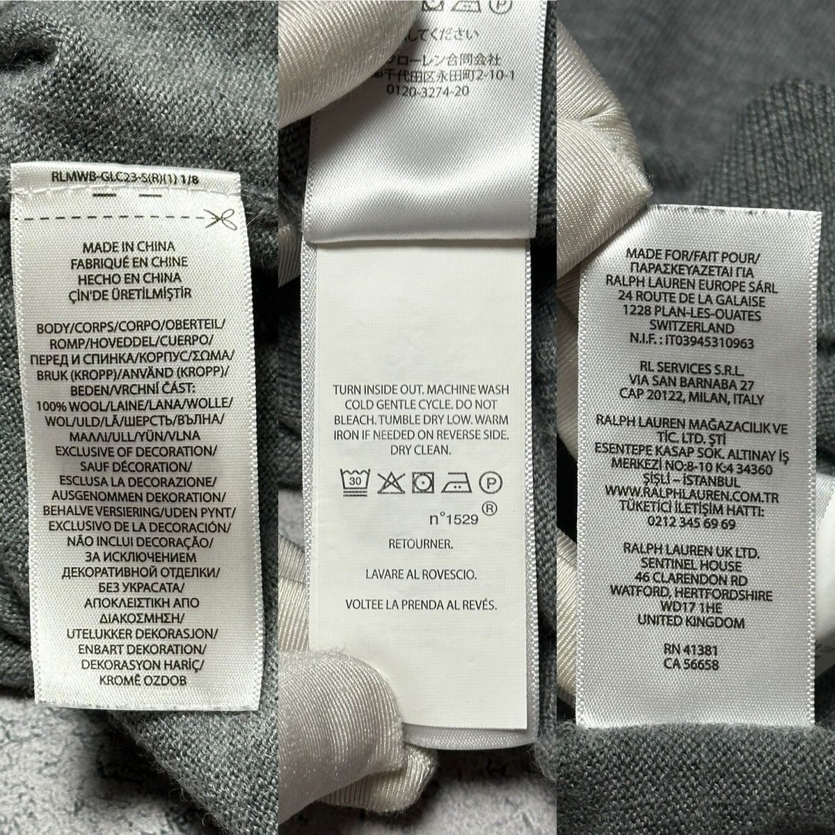 Polo Ralph Lauren Polo Ralph Lauren Crewneck Washable Merino Wool Sweater Size US L / EU 52-54 / 3 - 15 Thumbnail