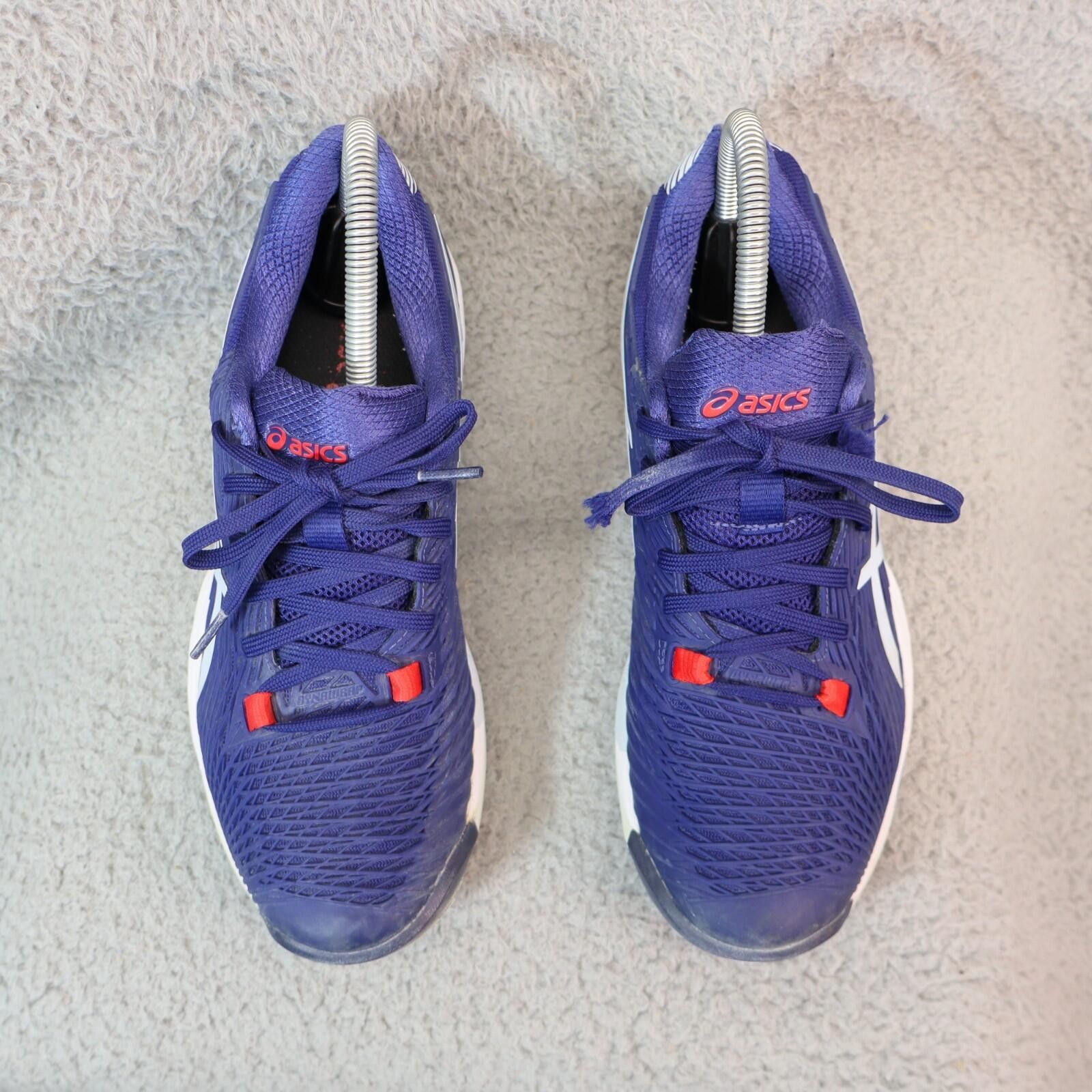 Asics ASICS Women sz 7 Solution Speed FF 2 Tennis Blue Soft Sky Size US 7 / IT 37 - 3 Thumbnail