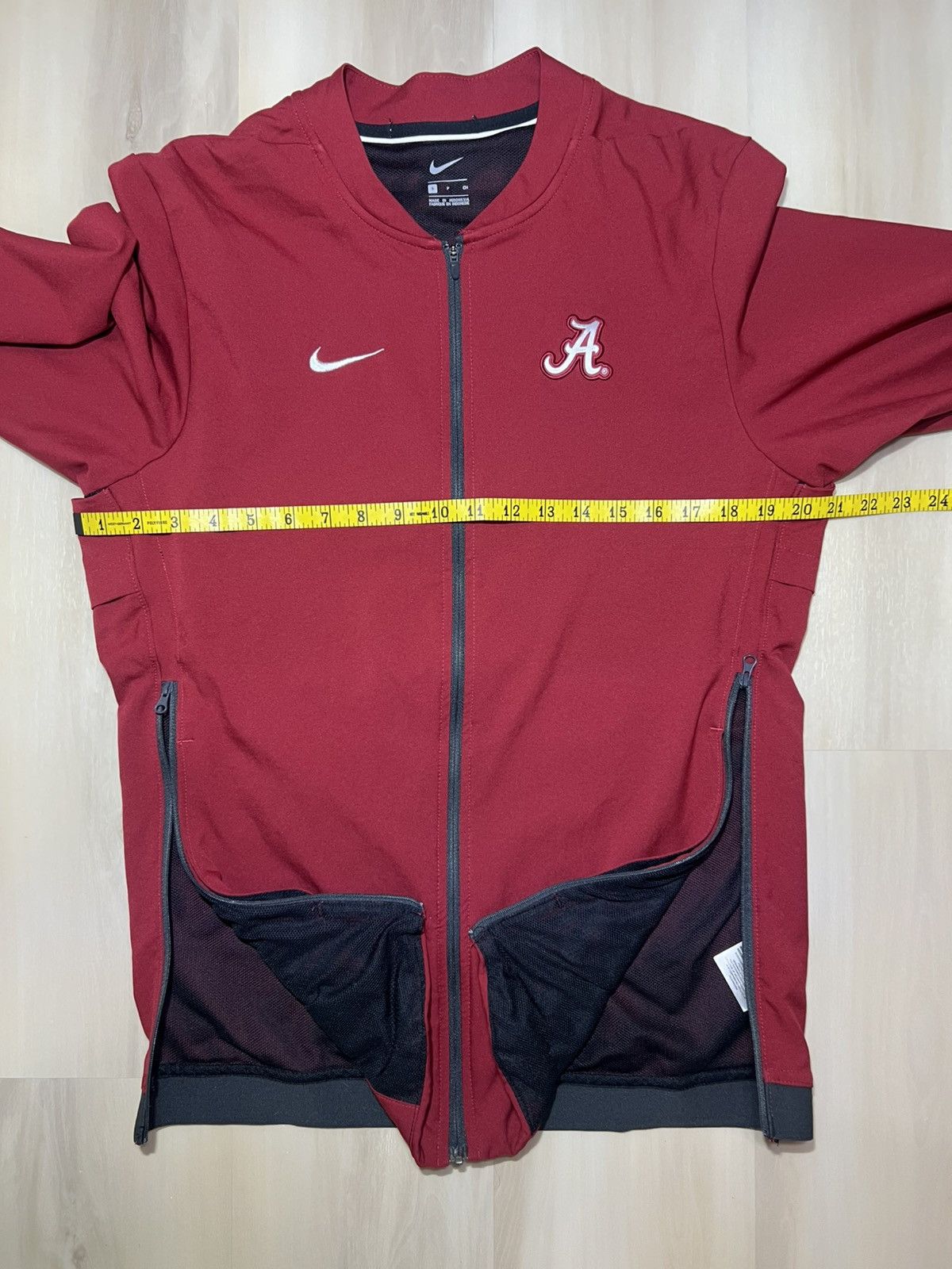 Nike Nike Alabama Crimson Tide Zipper Storm Jacket Sz S Football Size US S / EU 44-46 / 1 - 6 Thumbnail