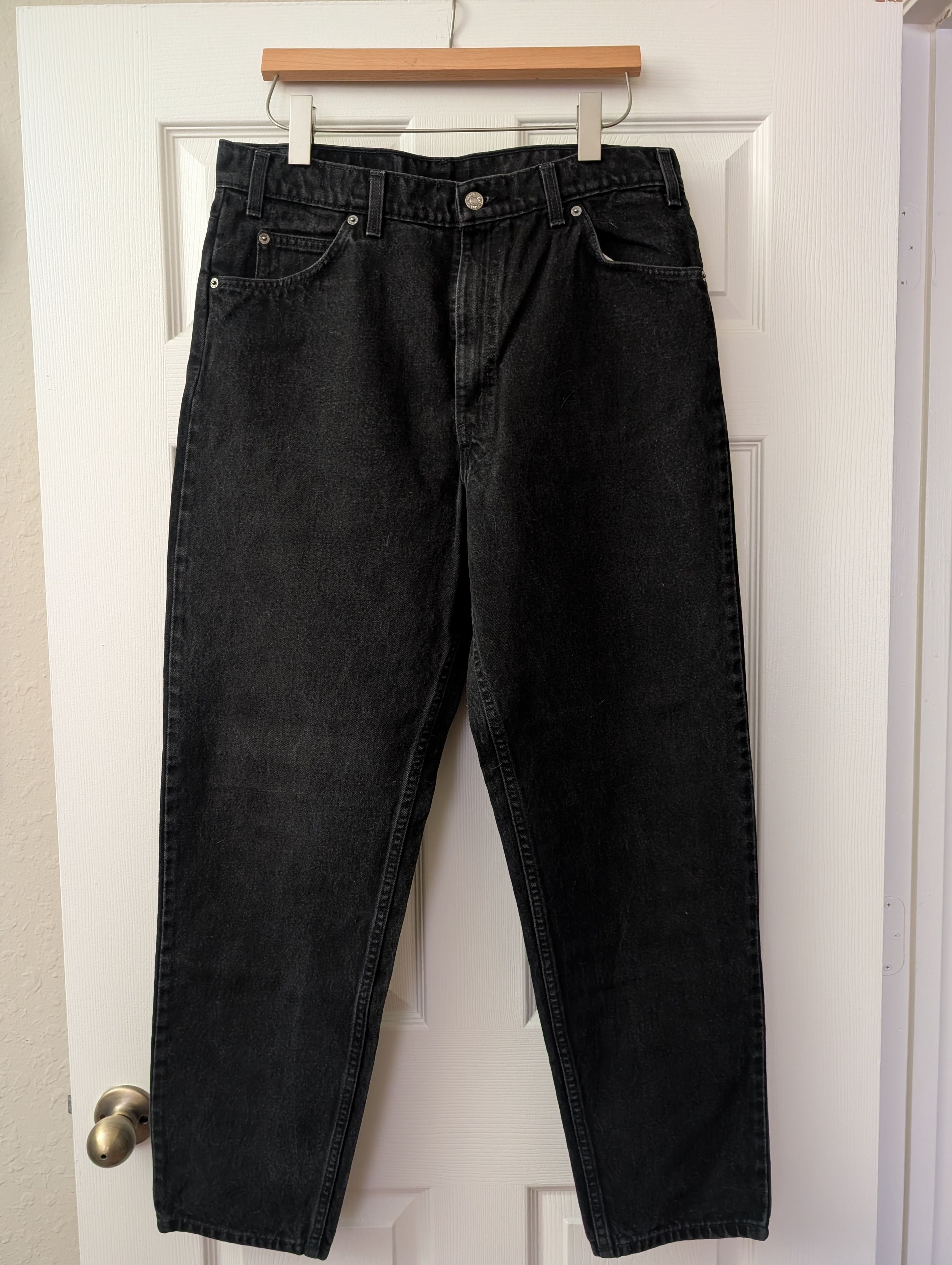 Levi's Vintage Clothing VINTAGE '95 Orange Tab Levi's 550 - Black (34W 30L) Size US 34 / EU 50 - 2 Thumbnail