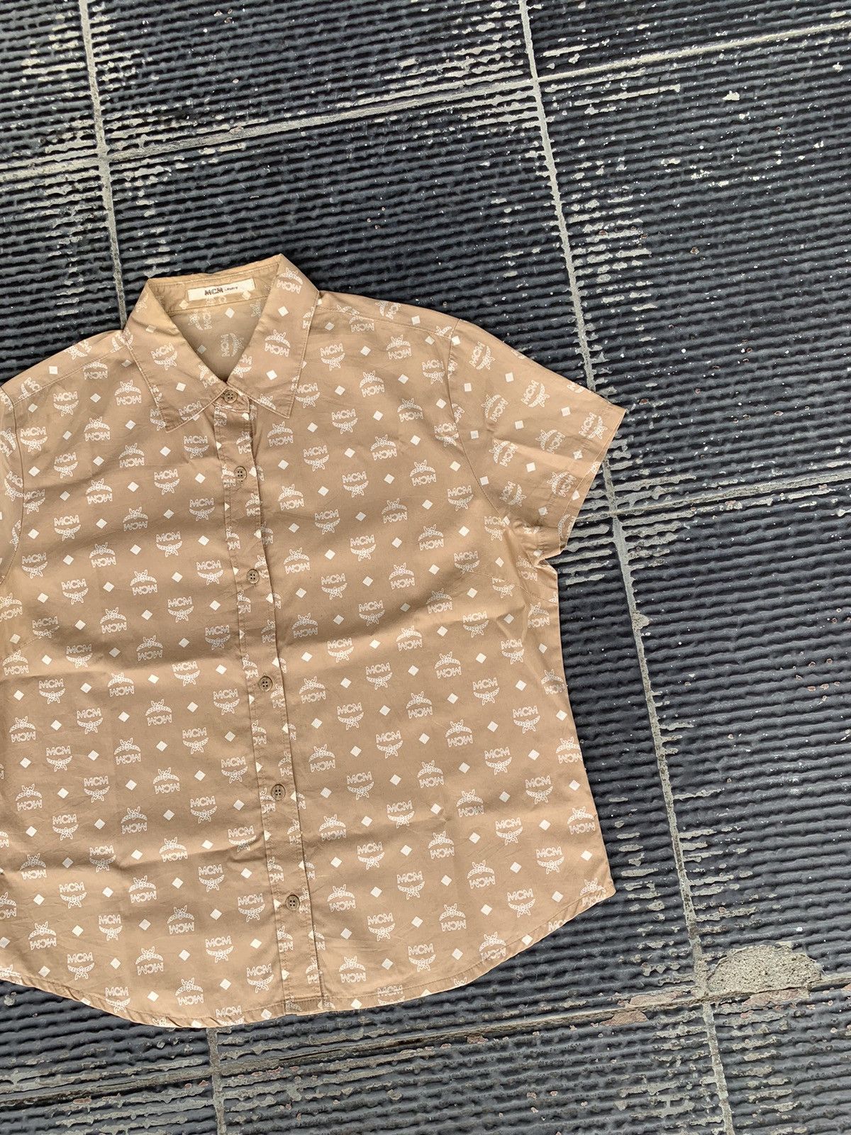 MCM ✅ Vintage MCM Legere Monogram Shirt Size M / US 6-8 / IT 42-44 - 2 Thumbnail