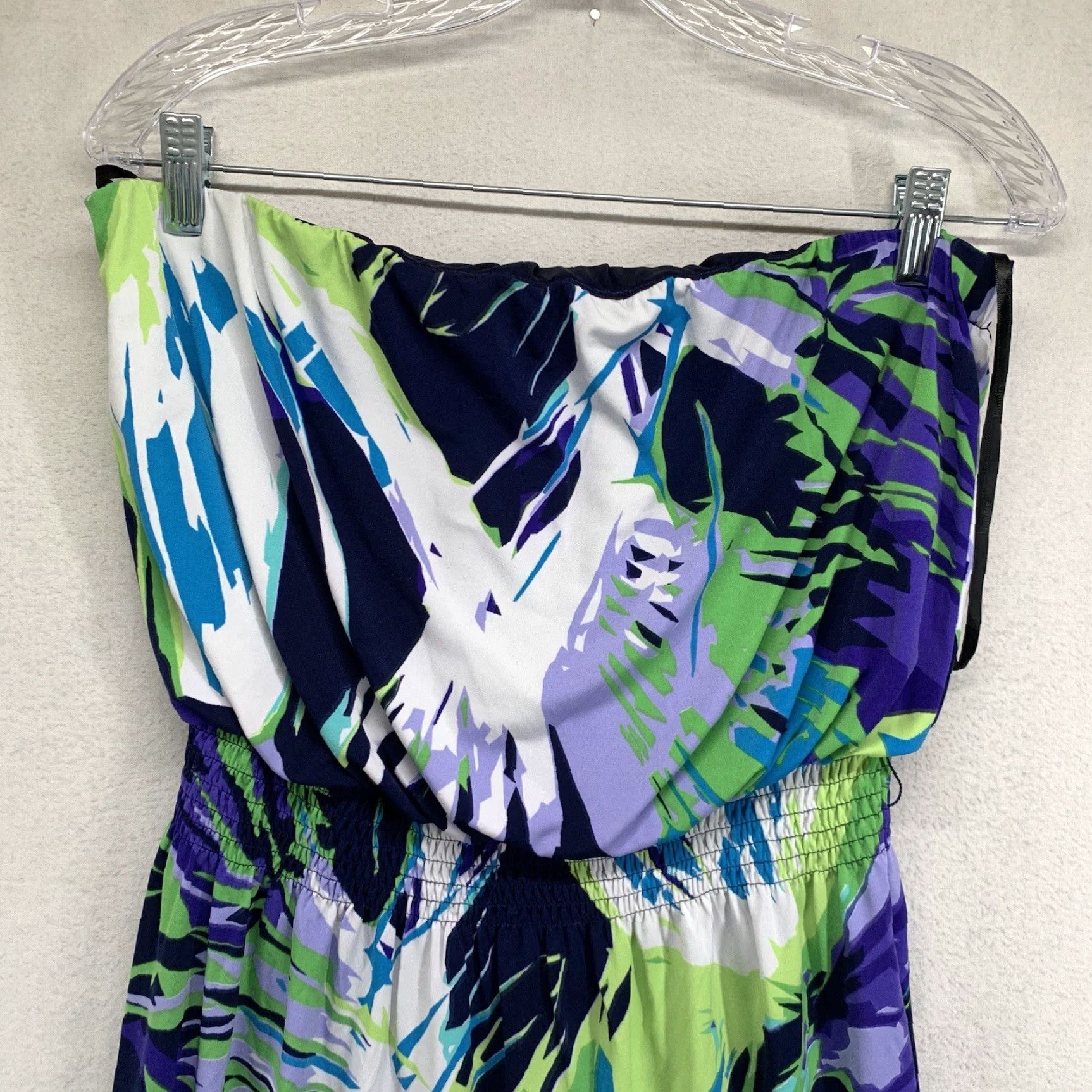 Laundry by Shelli Segal LAUNDRY BY SHELLI SEGAL Strapless Dress Medium Colorful Art Stretch Dress Size M / US 6-8 / IT 42-44 - 3 Thumbnail
